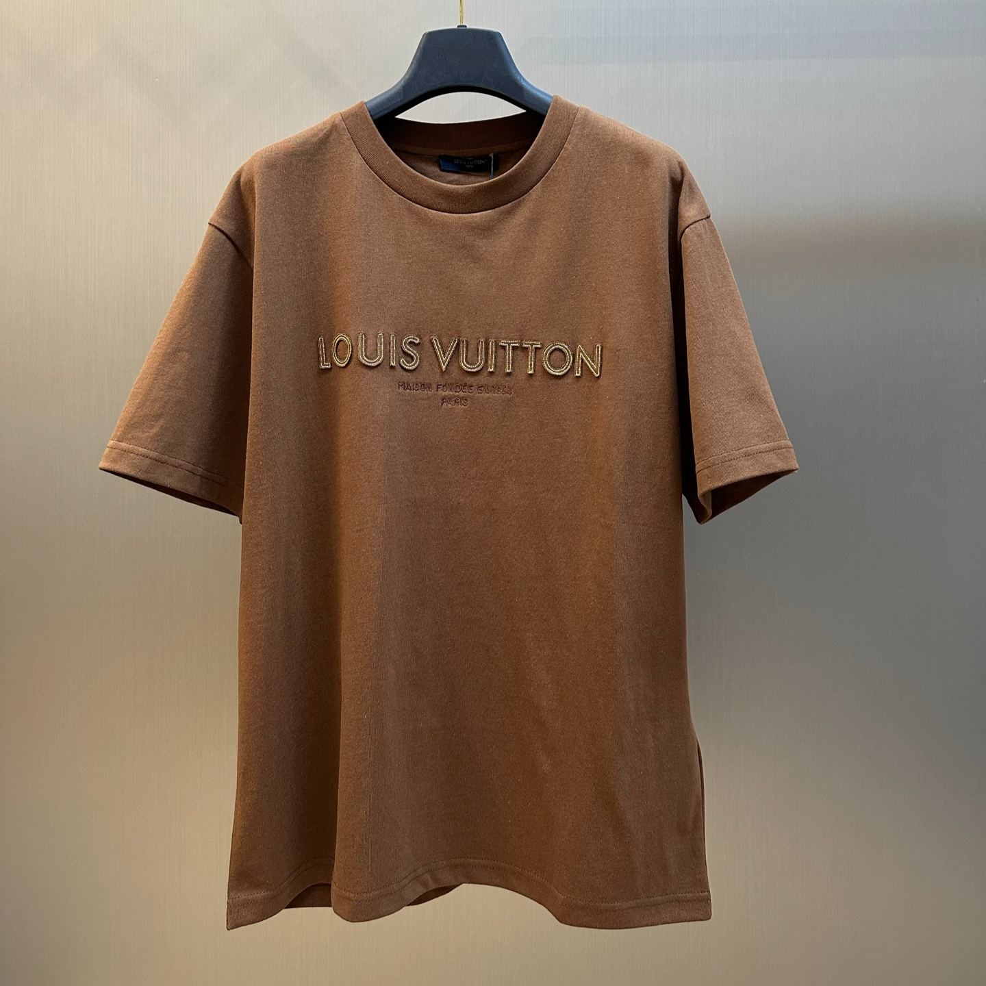 Louis Vuitton Embroidered Signature T-Shirt（1AKM4B）