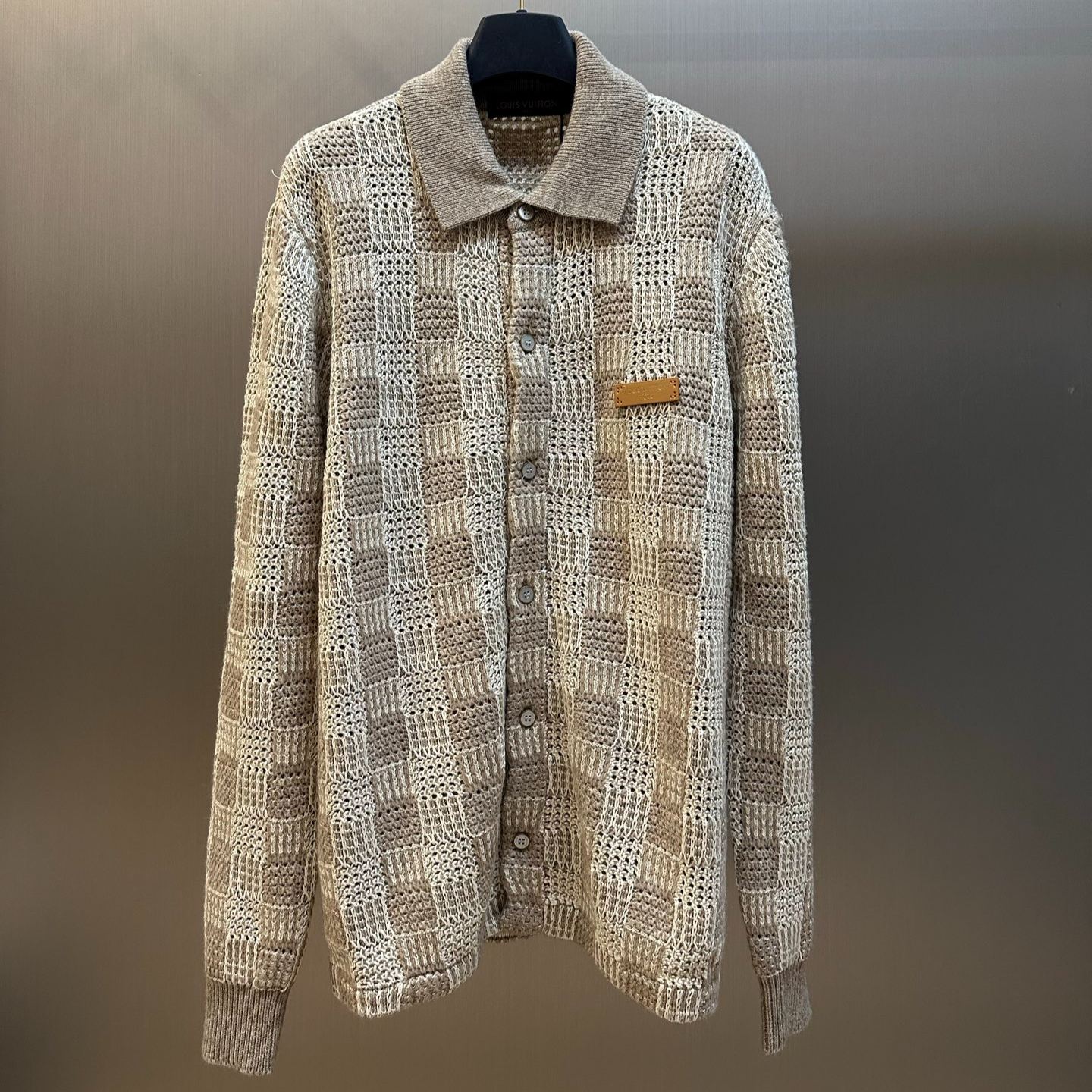 Louis Vuitton Tweed Jacquard Check Cardigan（1AKOA0）