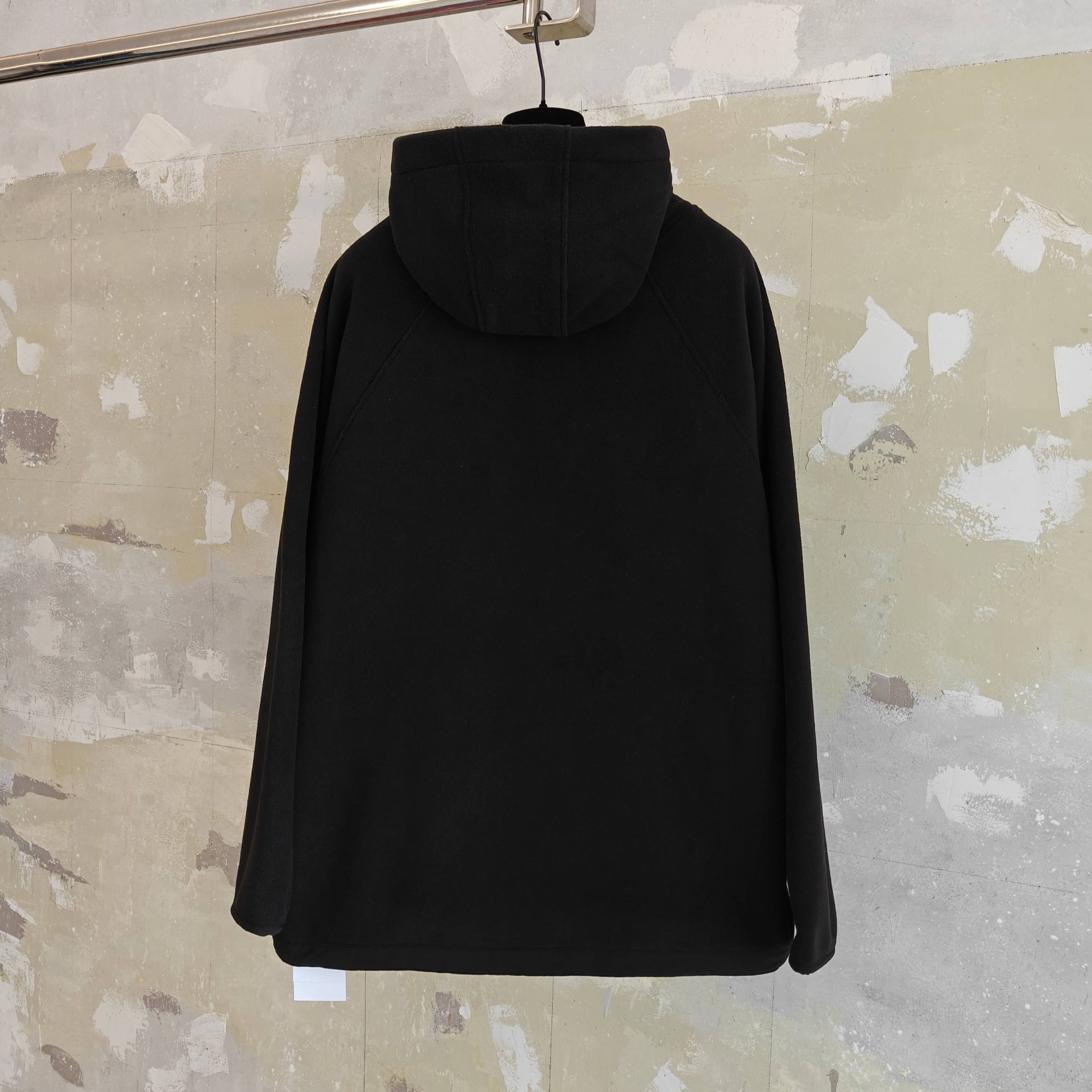 Chrome Hearts Patch-Detail Fleece Pullover Hoodie（CH20269131）