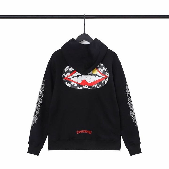 Chrome Hearts Matty Boy Flower Chomper Hoodie "Black" (CH20269129）