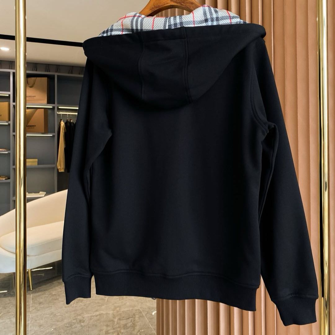 Burberry Cotton Blend Zip Hoodie（8026221-1）