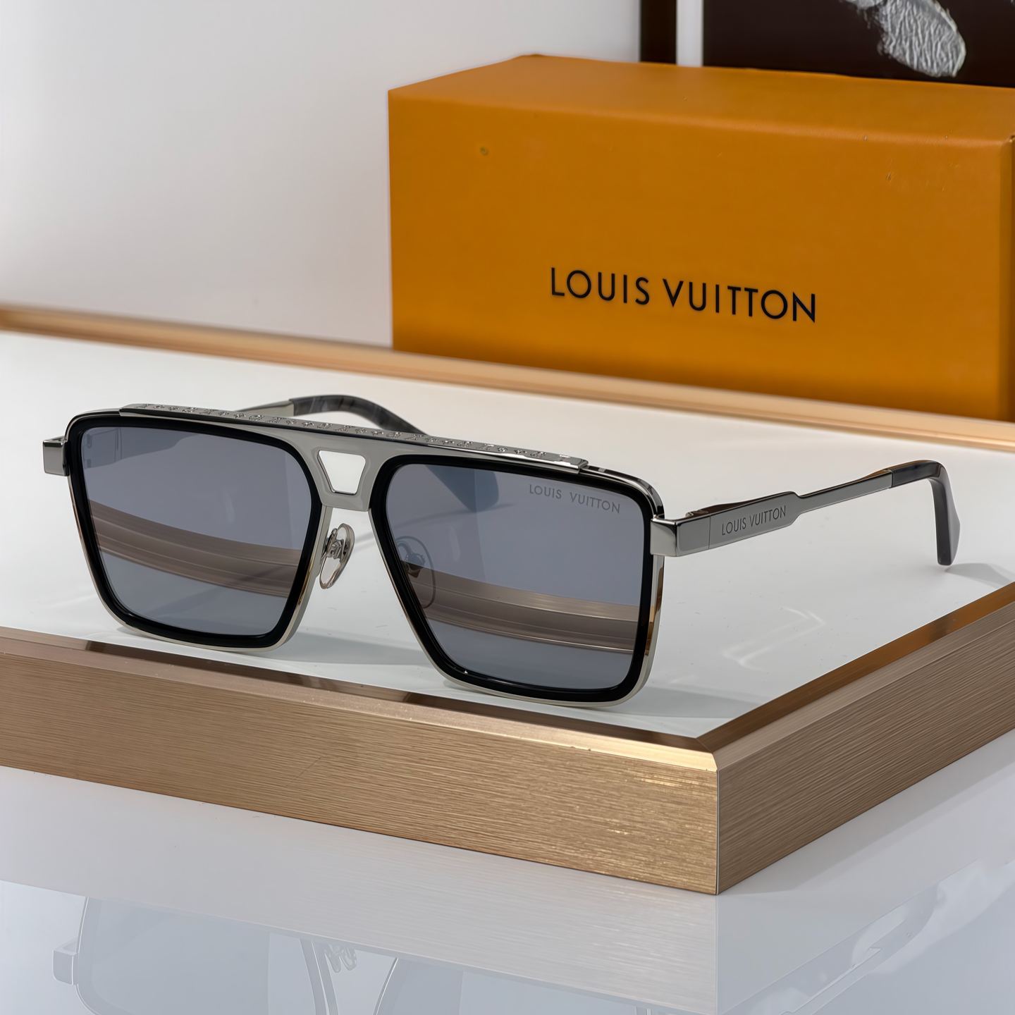 Louis Vuitton 1.1 Evidence Metal Square Sunglasses（多色） (Z1584U)