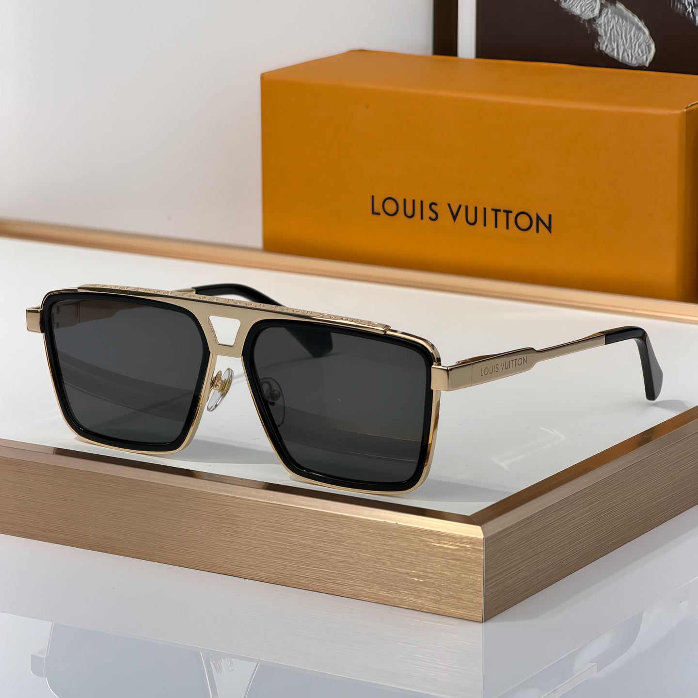 Louis Vuitton 1.1 Evidence Metal Square Sunglasses（多色） (Z1584U)