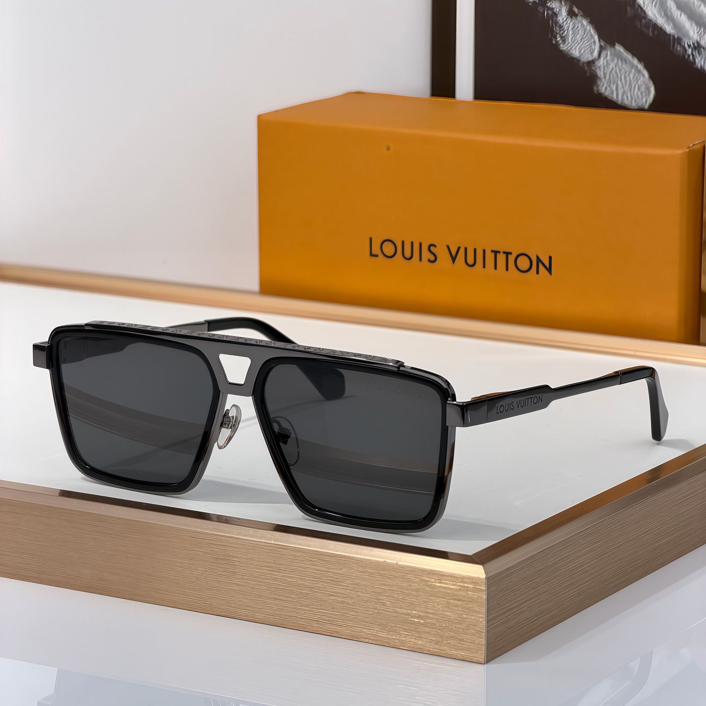 Louis Vuitton 1.1 Evidence Metal Square Sunglasses（多色） (Z1584U)