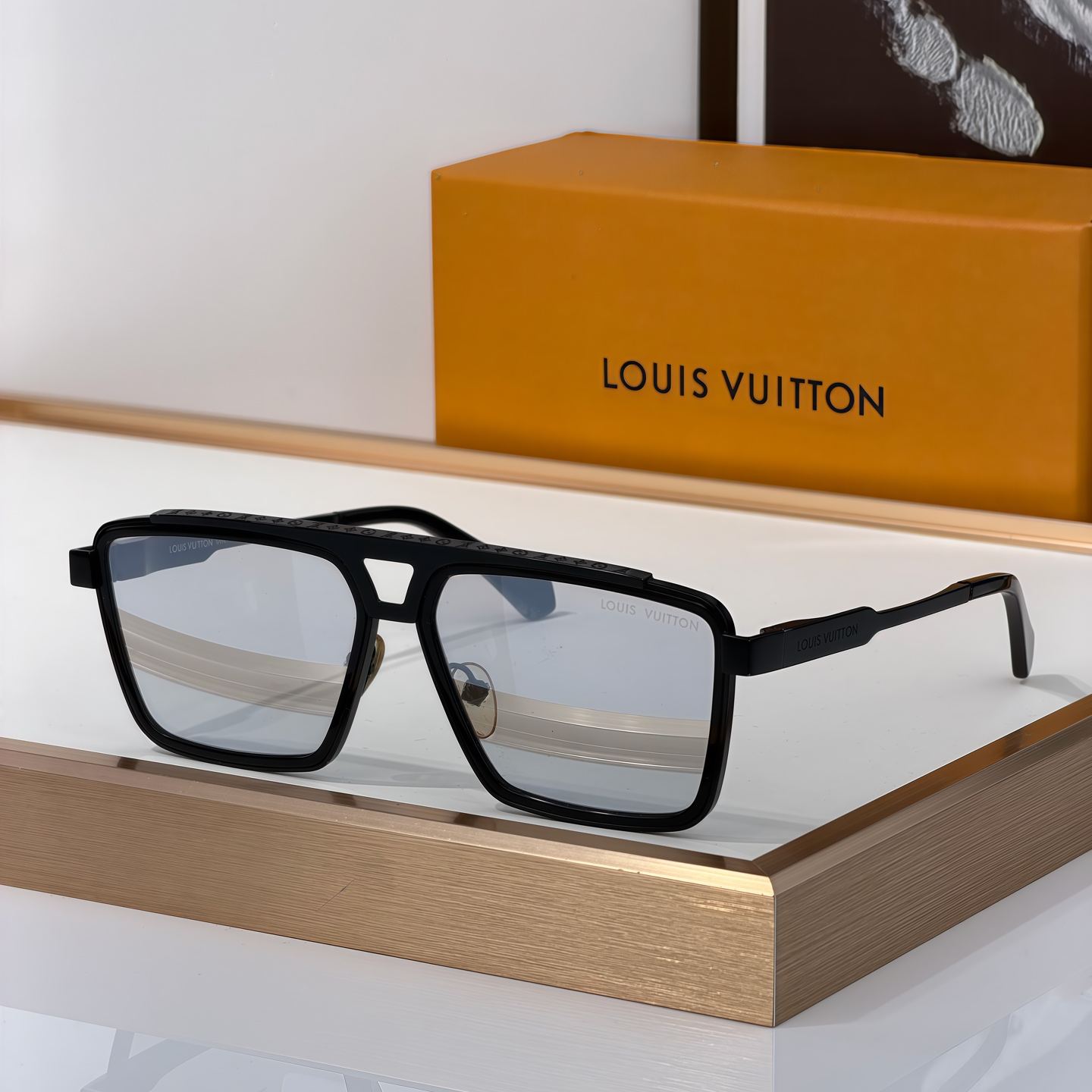 Louis Vuitton 1.1 Evidence Metal Square Sunglasses（多色） (Z1584U)