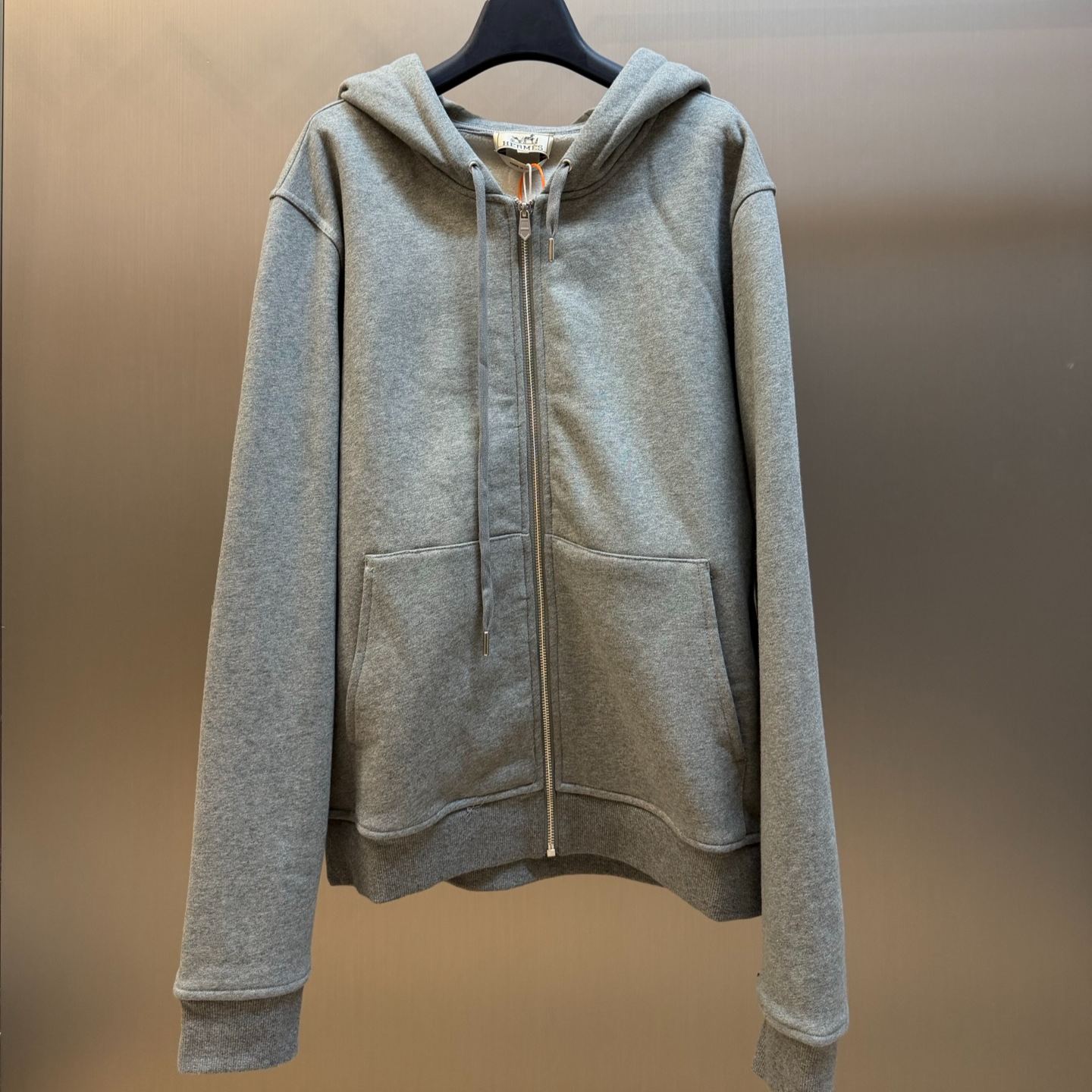 Hermès Navy Hoodie with Back Print（H567765HA01ME）