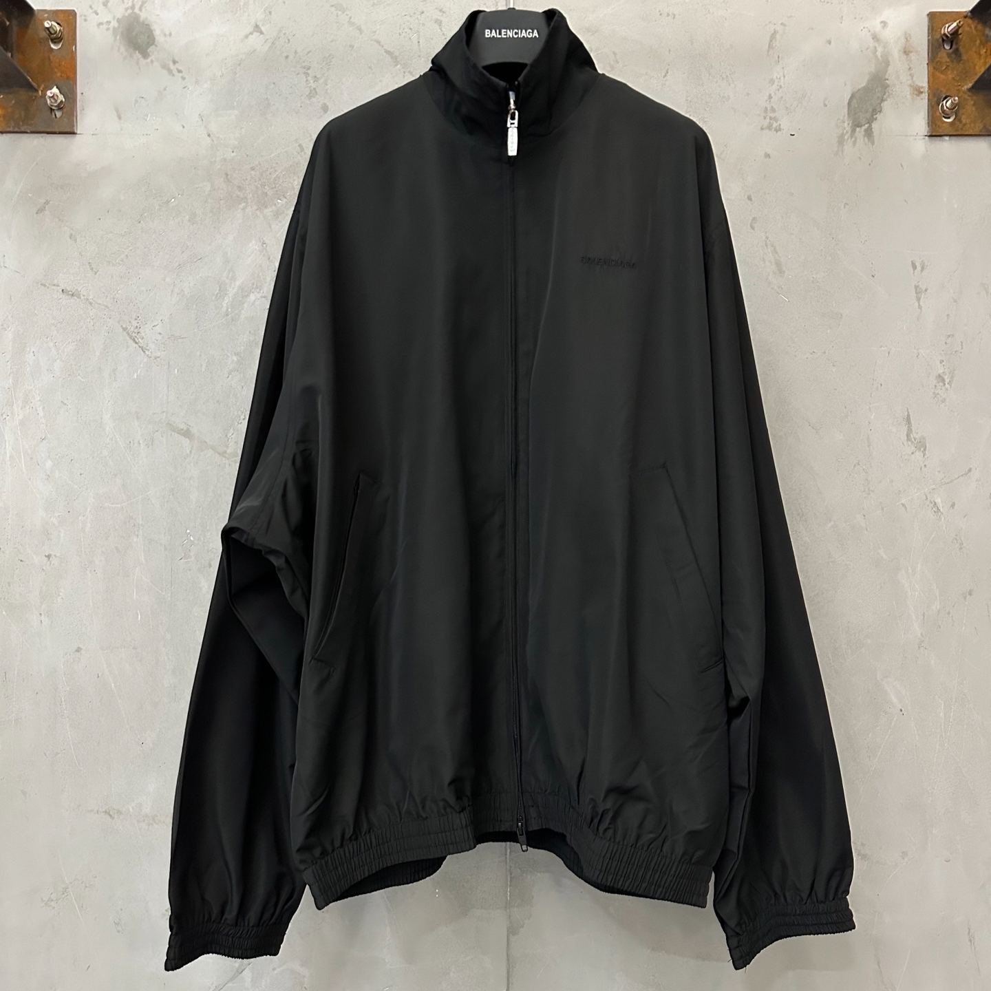 Balenciaga Men's Black DIY Tape Track Jacket（A00APATPQ381000）