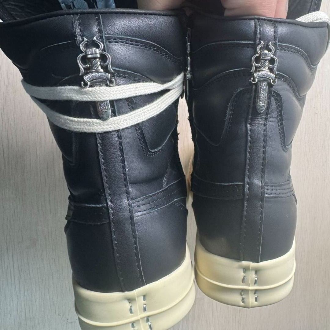 CHROME HEARTS × Rick Owens High-Top Silver-Plated Sneakers 銀メッキ素材（CHSNK111）