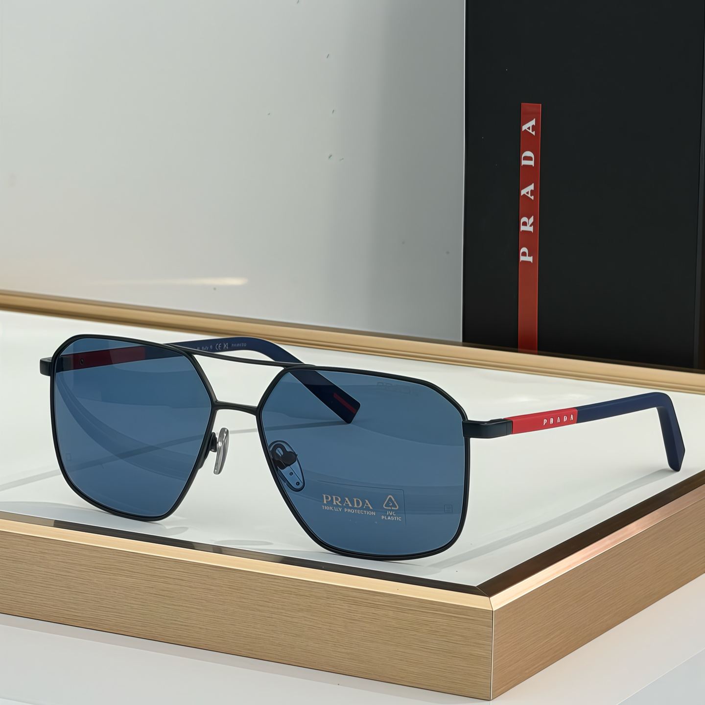 Prada Linea Rossa PSA50S Sunglasses（多色） (PSA50S 1BO02G 60)