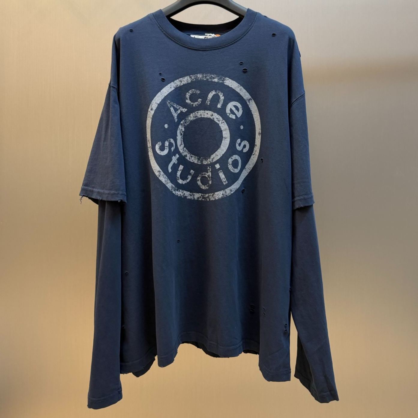 Acne Studios Layered Logo T-Shirt ( FN-UX-TSHI000124）