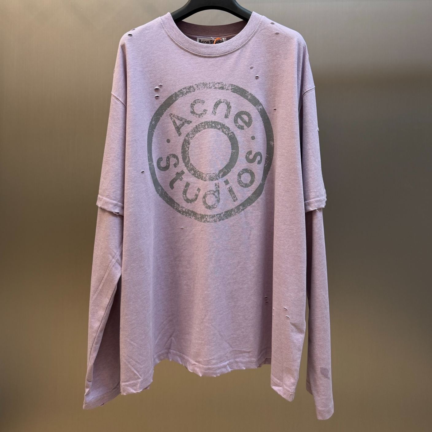 Acne Studios Layered Logo T-Shirt ( FN-UX-TSHI000124）