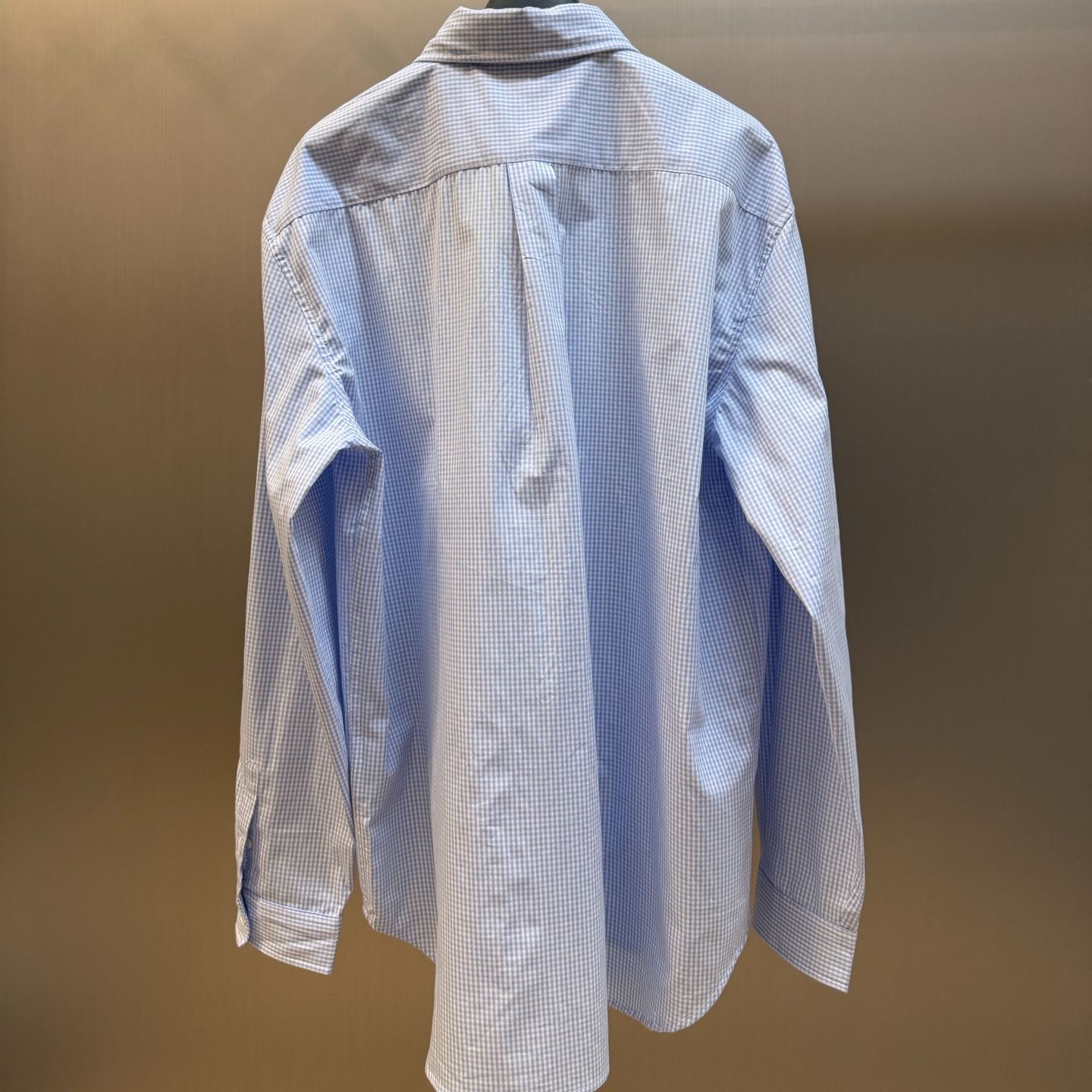 Miu Miu Gingham Poplin Shirt（MK1693-13LB-F0UB3）