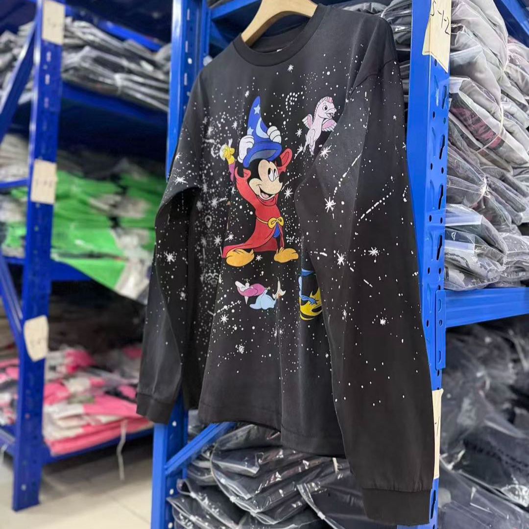 SAINT Mxxxxxx x Disney DSNY LS T-Shirt/Fantasia "Black" (SM-MK1-0000-C90）