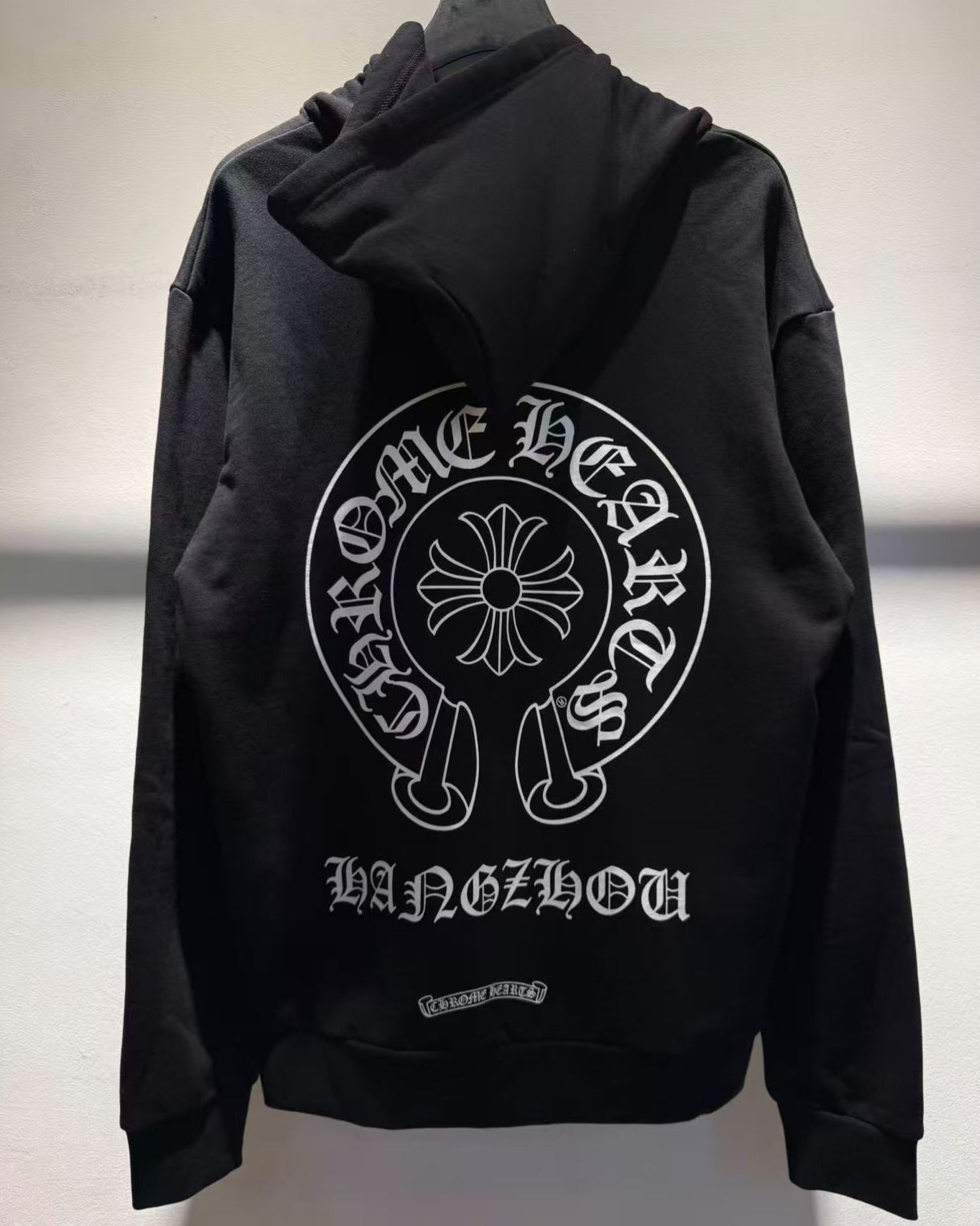【N】Chrome Hearts SWTSHRT HD ZIP LTD – Exclusive Hangzhou Style Horseshoe Dagger Pattern Zip-Up Hoodie (CH20269150）