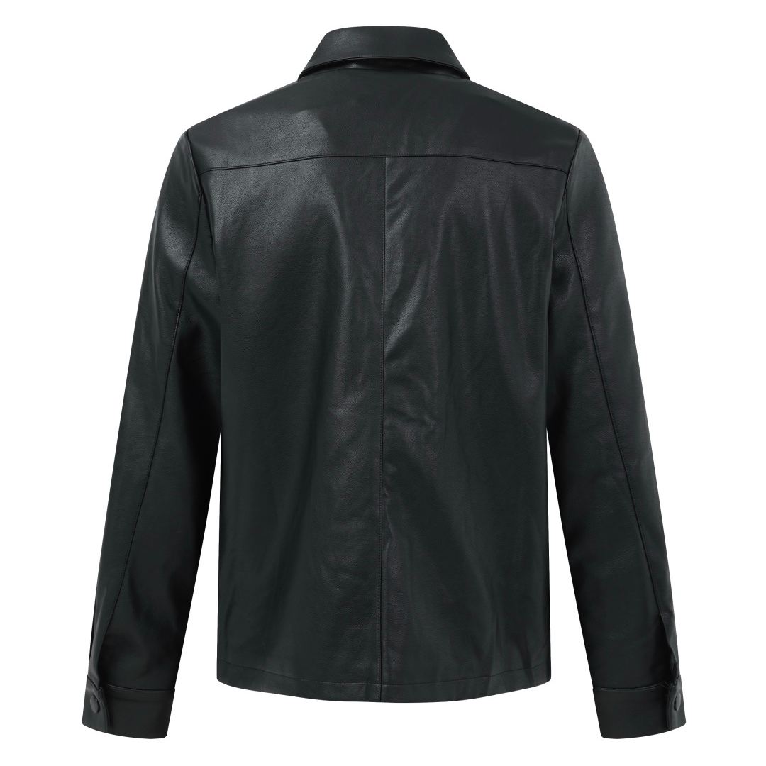 Prada Leather Shirt Black (UPC199_1WDV_F0002_S_231）