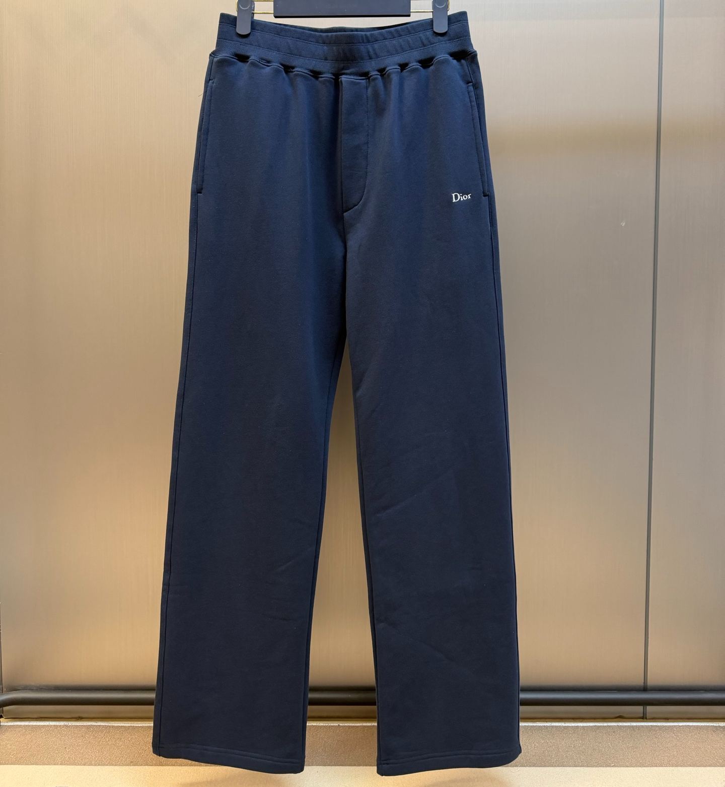 Dior blue cotton sweatpants（713J119A3105_C580）