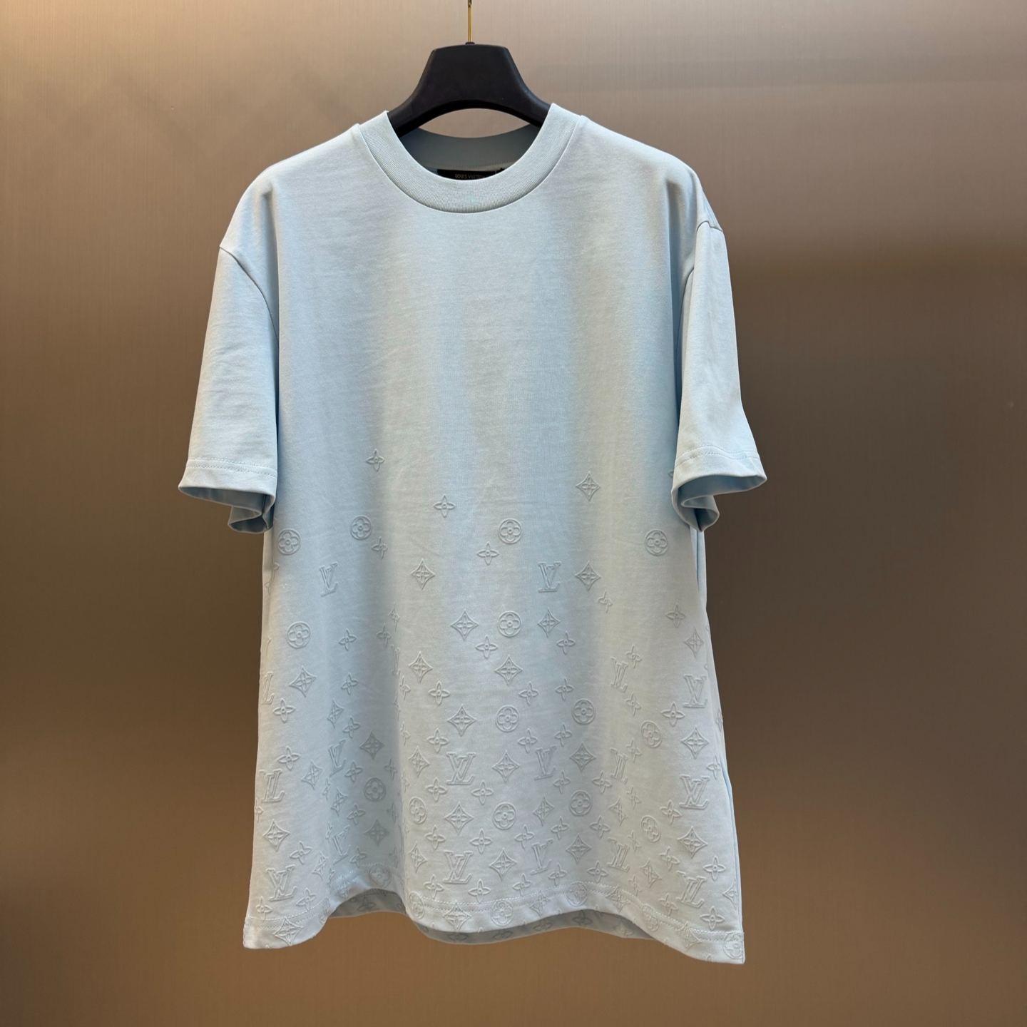 Louis VuittonT-shirt with a gradient-colored flocked logo（1AKLNJ）