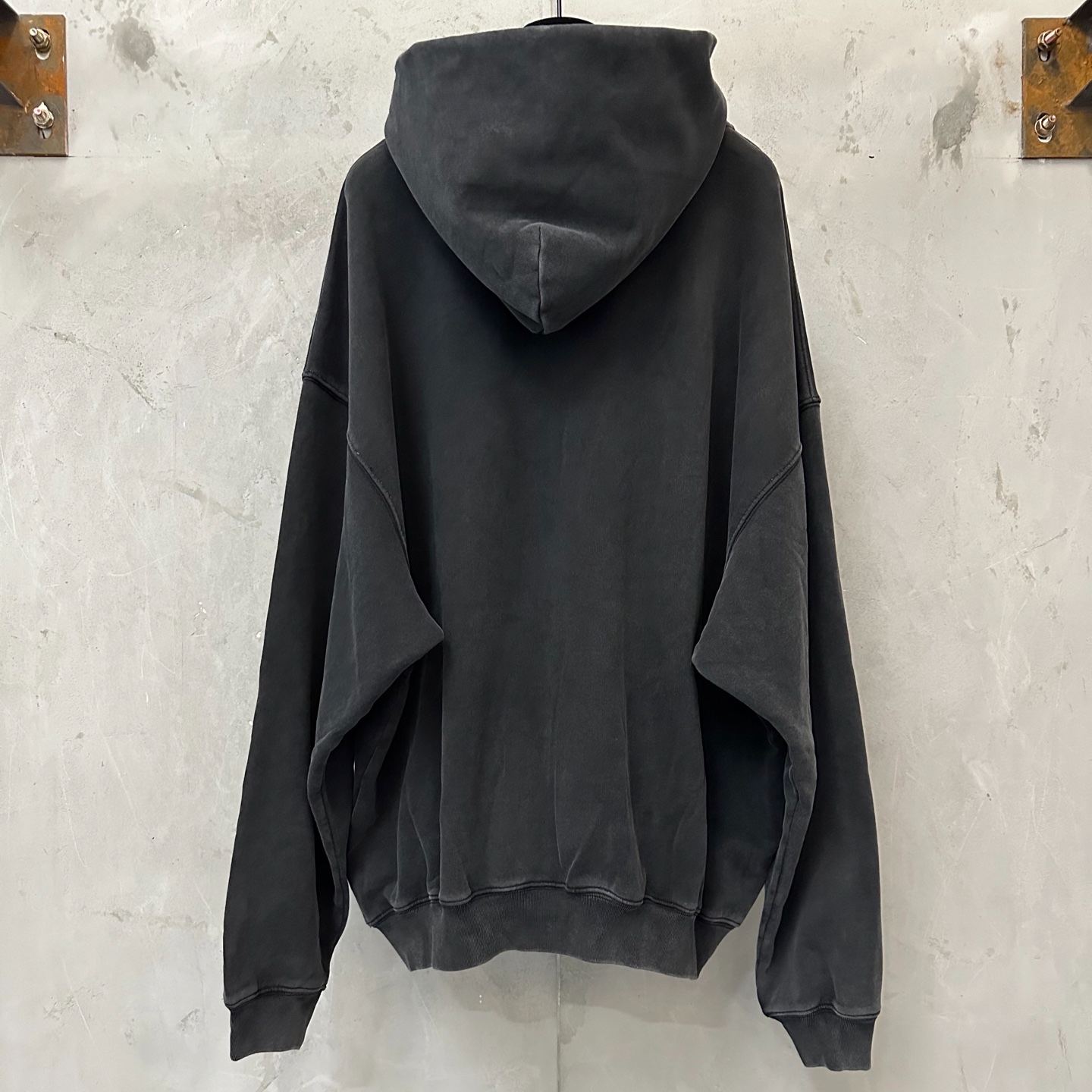 Alexander Wang Women's Black Crystal Hotfix I Heart Aw Hoodie (UCC4261945011）
