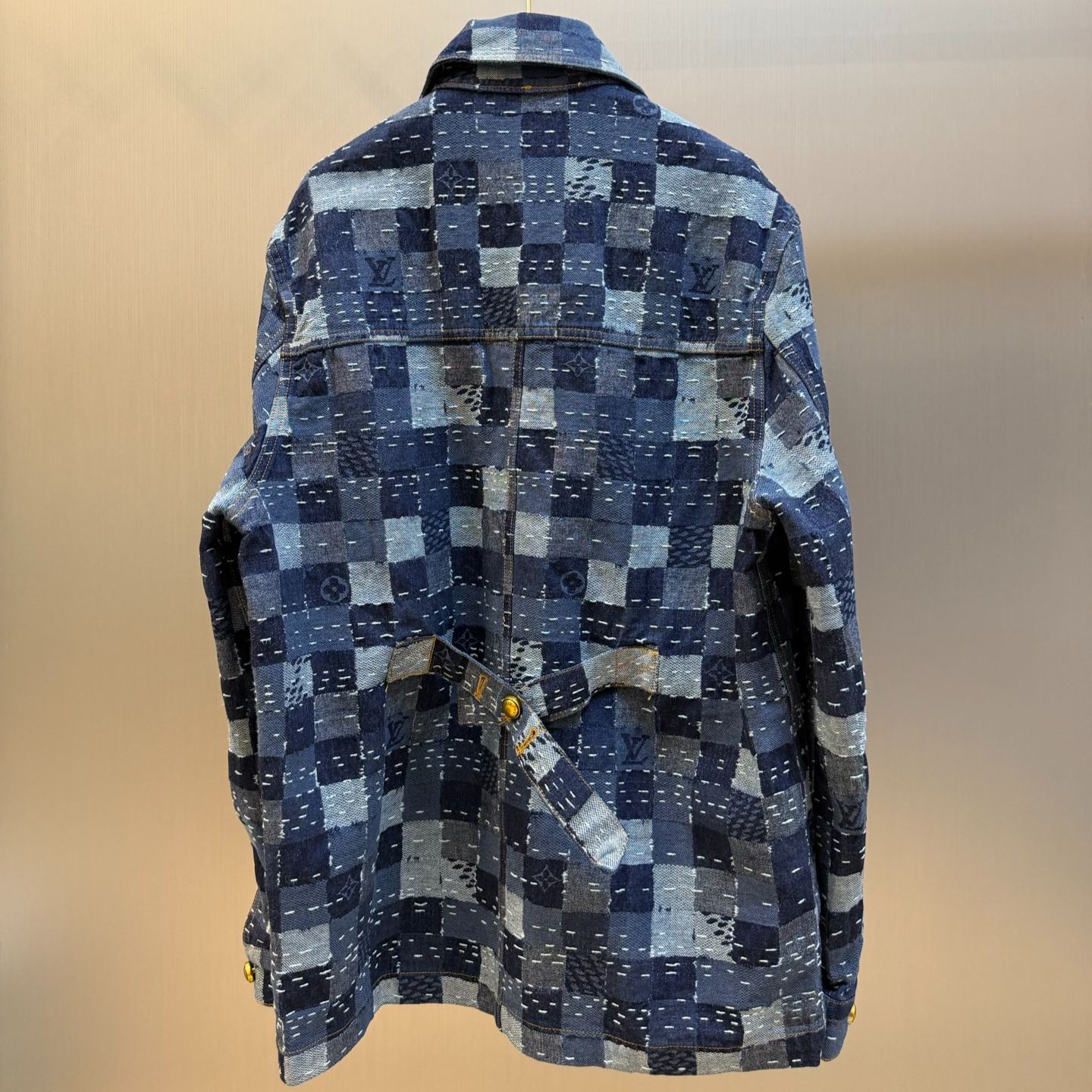 Louis Vuitton Damier Denim Workwear Jacket（1AILMO）