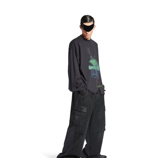 DIY IMPRINT CROPPED长袖T恤