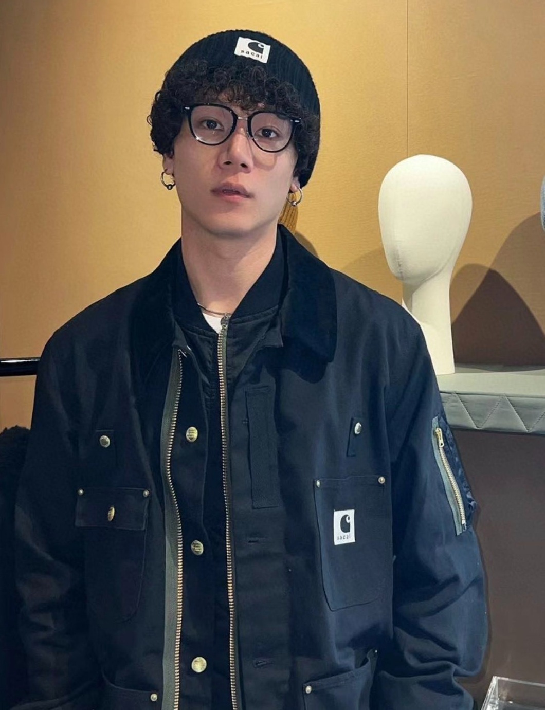 sacai x Carhartt WIP FW23 Collaboration Fake Two-Piece sacai x Carhartt WIP FW23 Collaboration Fake Two-Piece