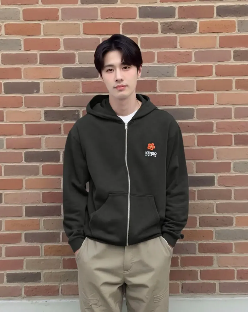 KENZO BOKE FLOWER Embroidered Classic Hoodie(FD55SW4424MF-99J) KENZO BOKE FLOWER Embroidered Classic Hoodie(FD55SW4424MF-99J)
