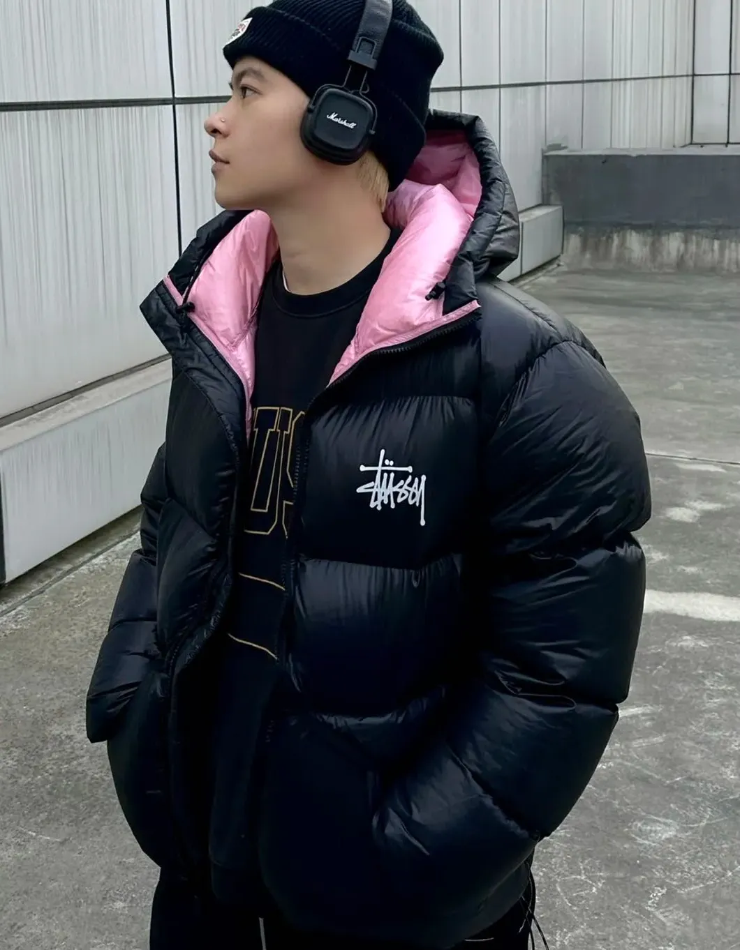 Stussy Micro Down Parka Hooded Down Jacket Unisex Stussy Micro Down Parka Hooded Down Jacket Unisex