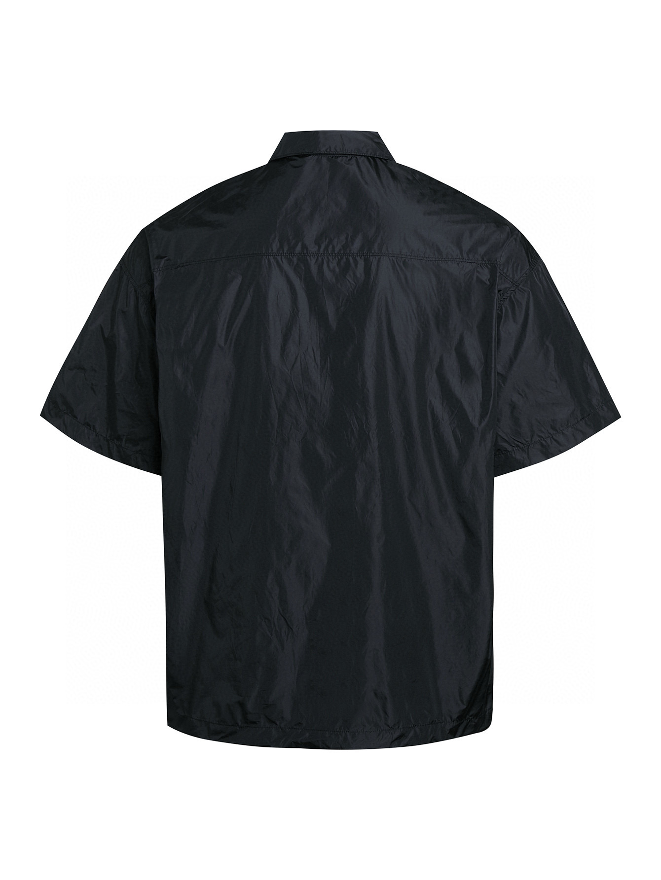 PRADA Short-sleeve light Re-Nylon shirt (SC758-1WQ9-F0002-S-OOO）