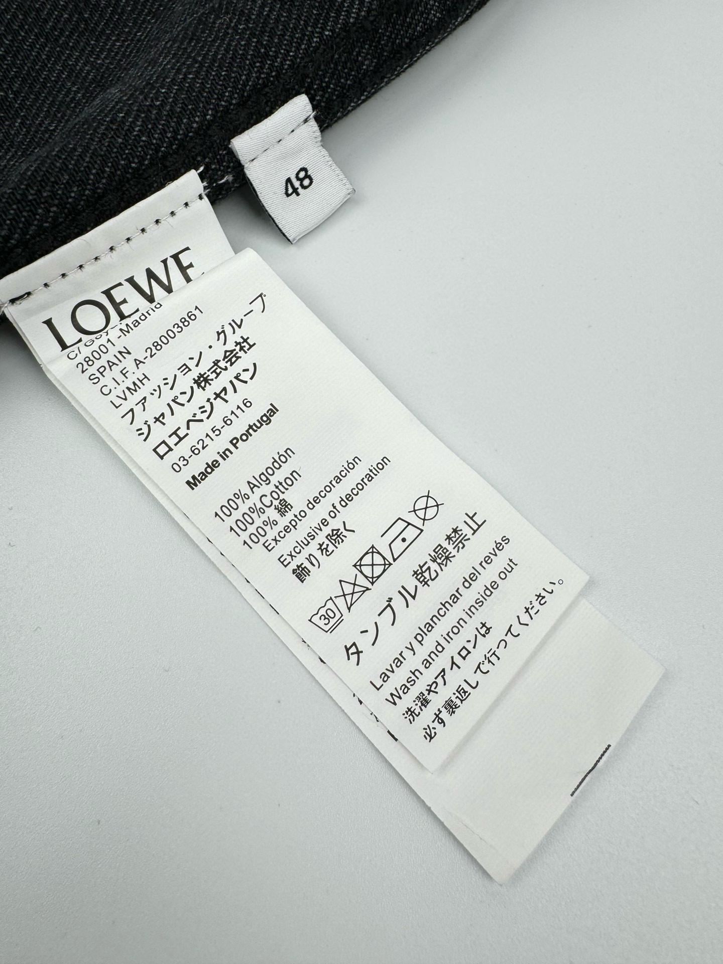 LOEWE Anagram Jacket 'Black' (H526Y50W18-1100）