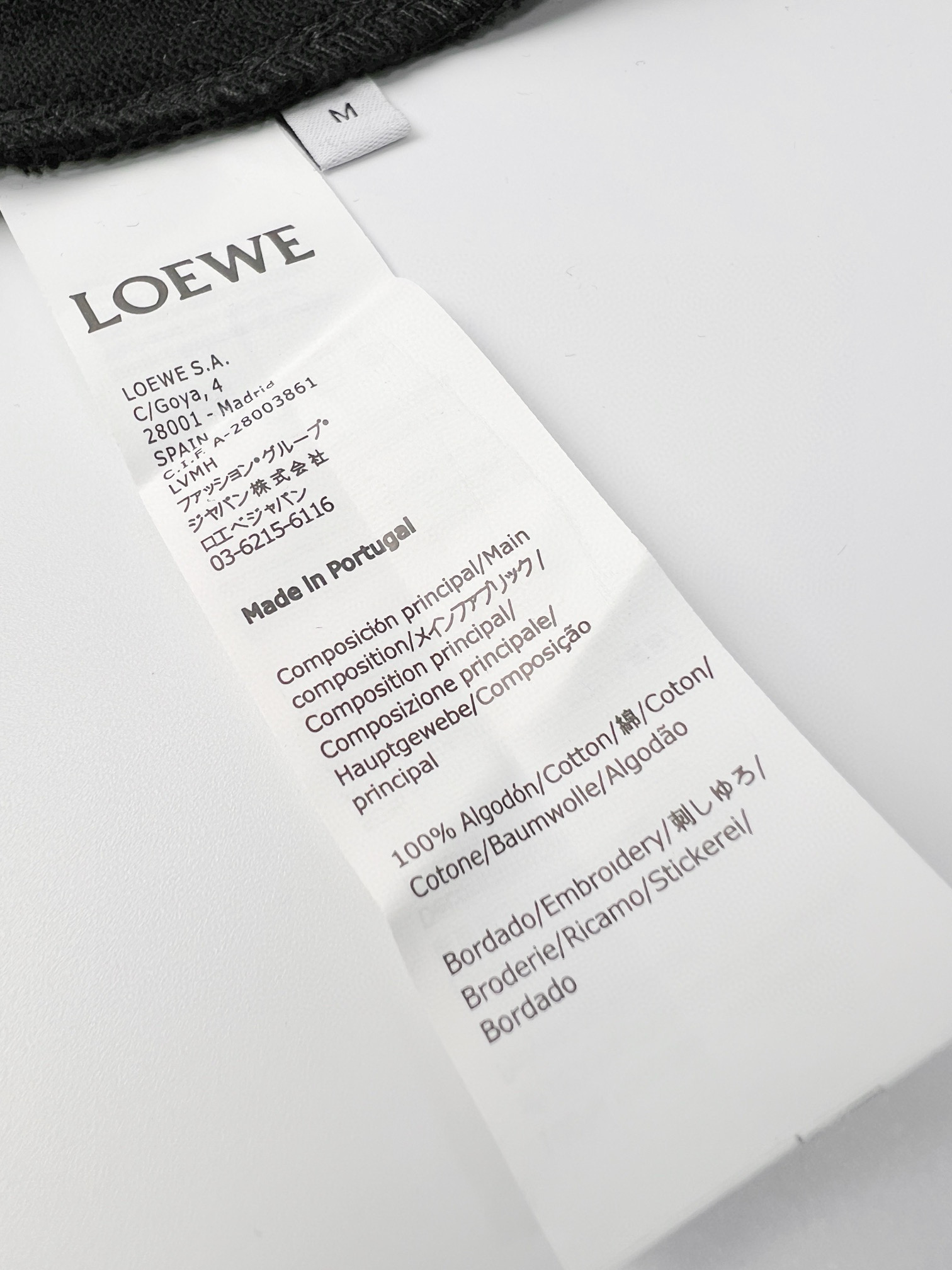 Loewe Anagram Patch Pocket Hoodie Black  (H526Y25X301100）