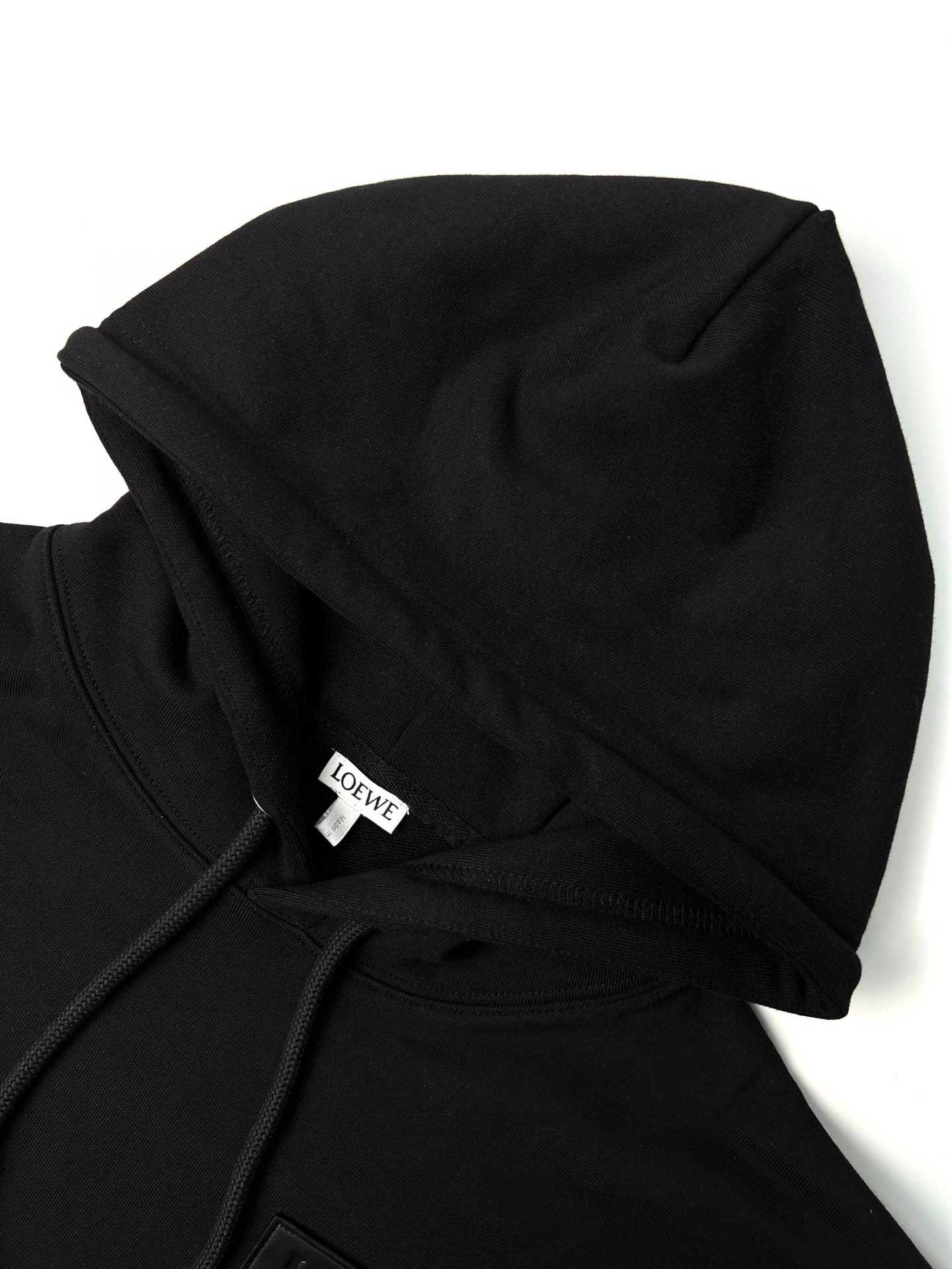 Loewe Anagram Patch Pocket Hoodie Black  (H526Y25X301100）