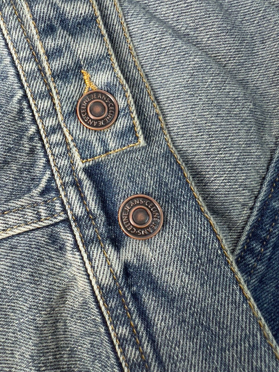 CELINE Trucker jacket / Union wash denim（2Q858930F-07UW）