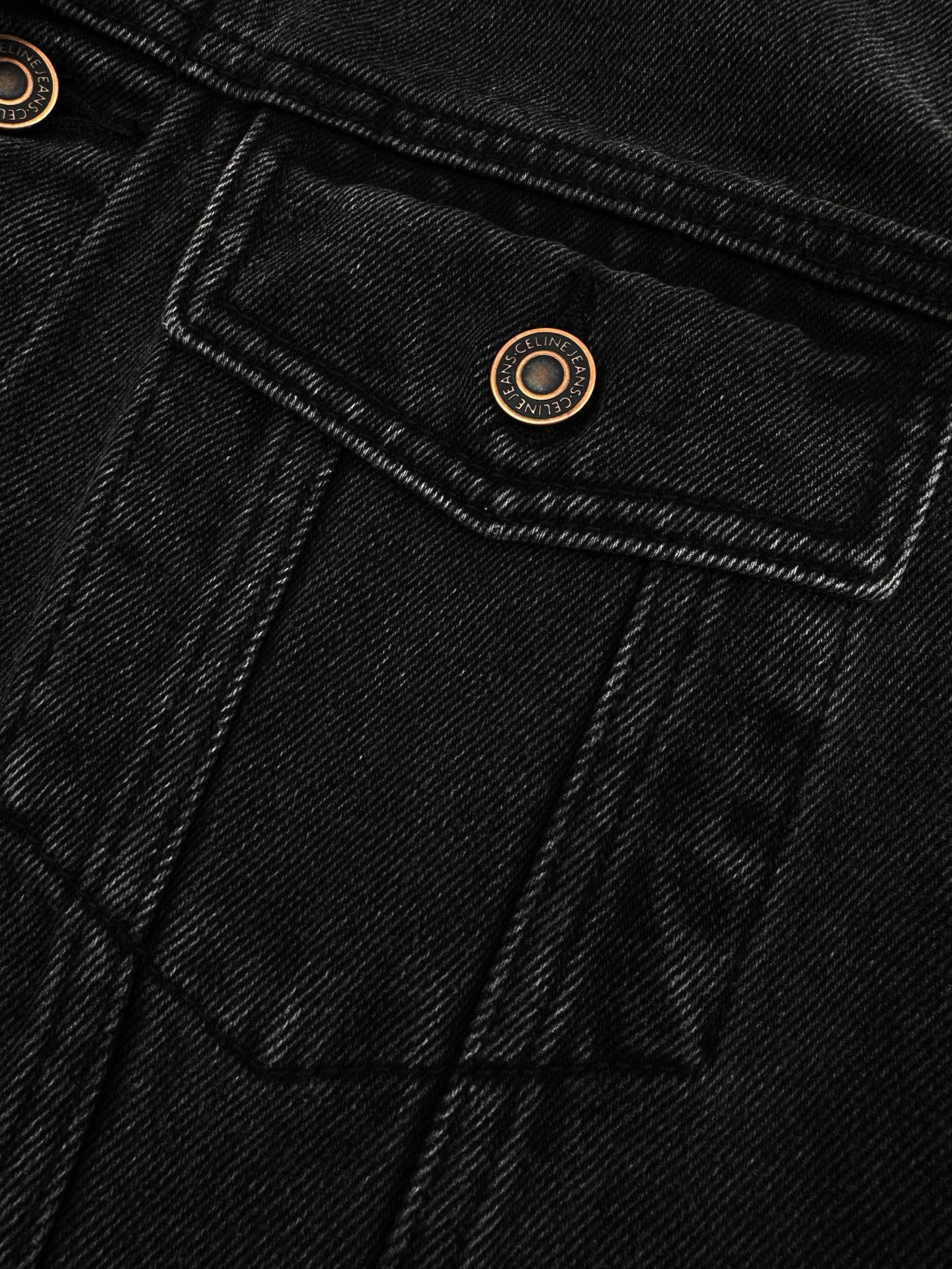 CELINE Trucker jacket / Union wash denim（2Q858930F-07UW）