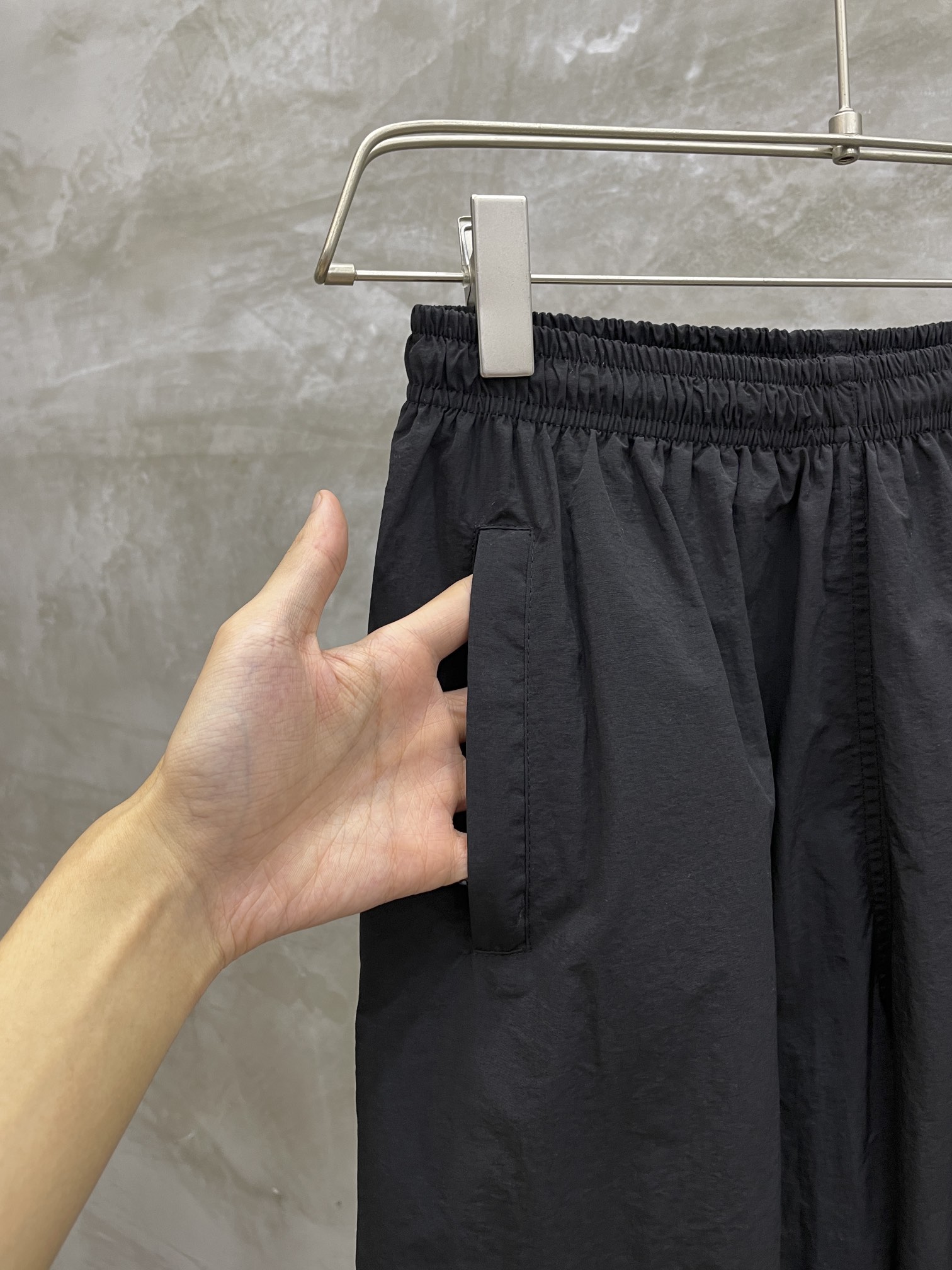 Balenciaga Embroidered Lounge Pants 'Black'（768829TNO791000）