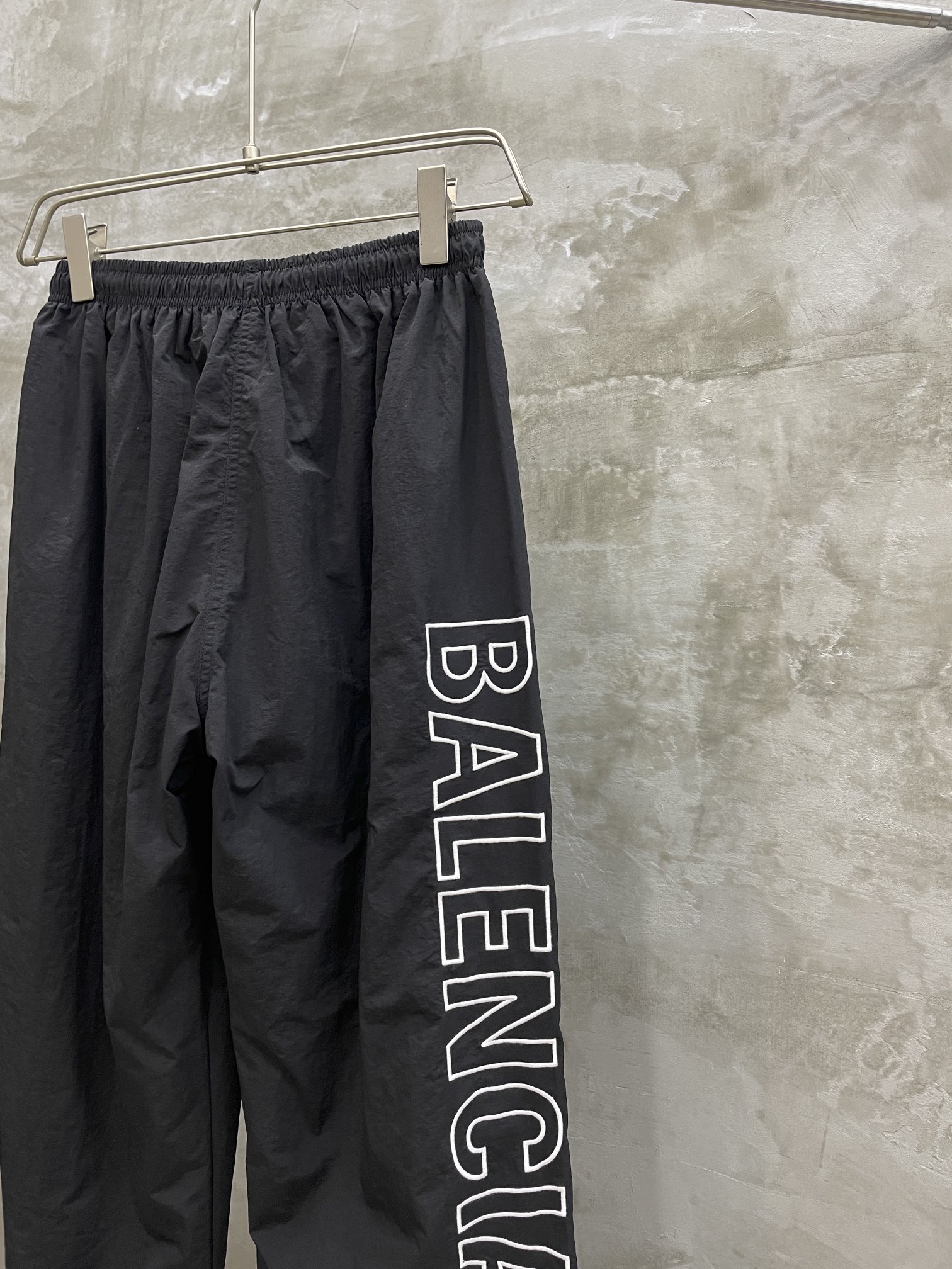 Balenciaga Embroidered Lounge Pants 'Black'（768829TNO791000）