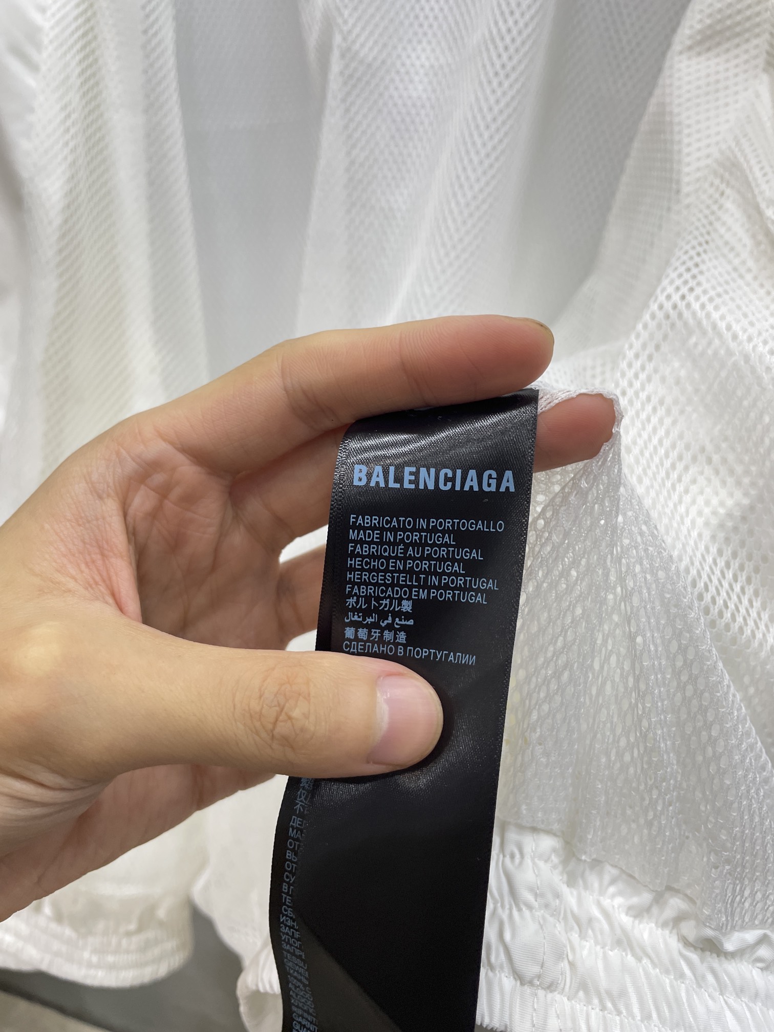 BALENCIAGAREGULAR TRACKSUIT jacket with logo (790745TPQ381000）