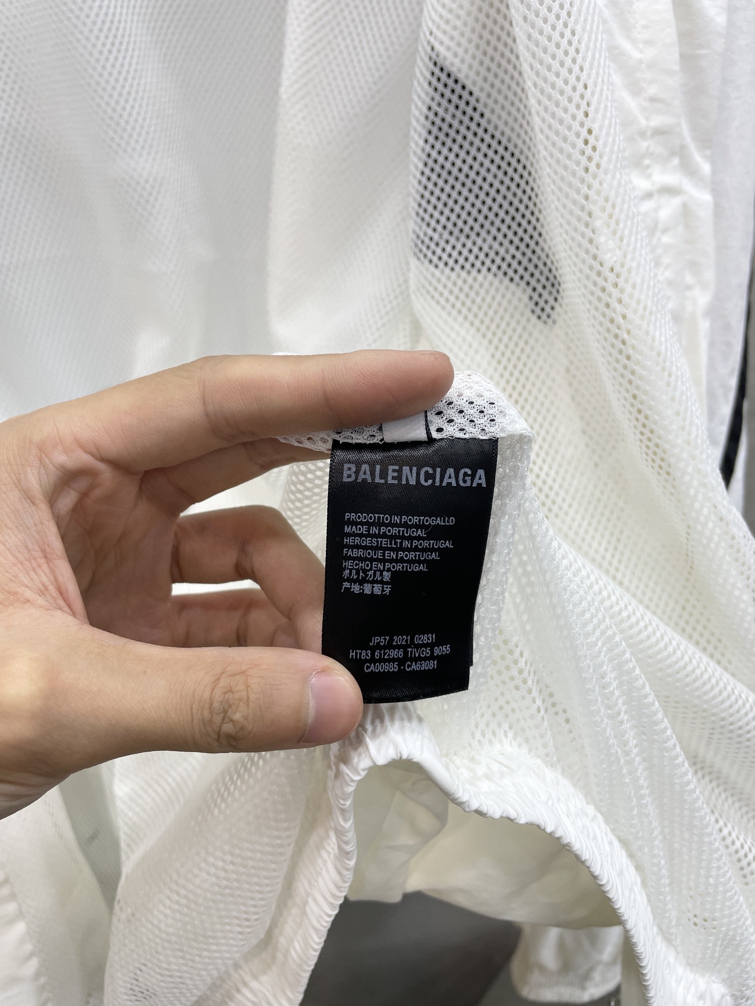 BALENCIAGA 3B SPORTS ICON TRACKSUIT Jacket with Logo (746483TPQ386610）