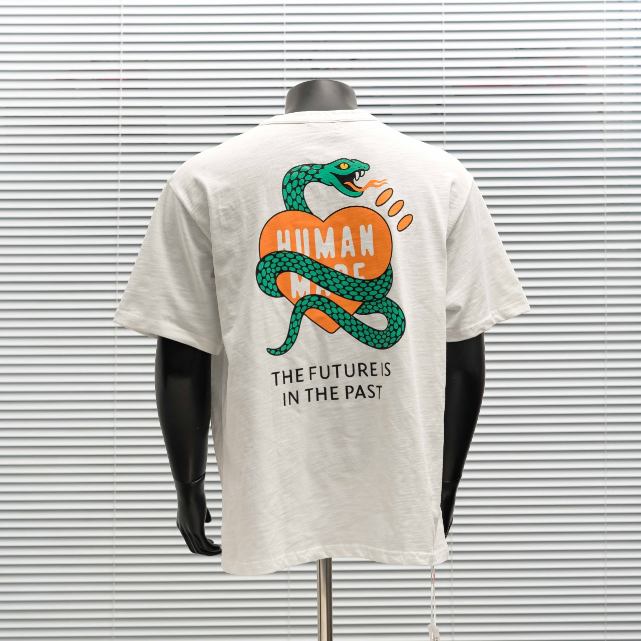 Graphic T-Shirt Black Heart With Snake Logo - Human Made