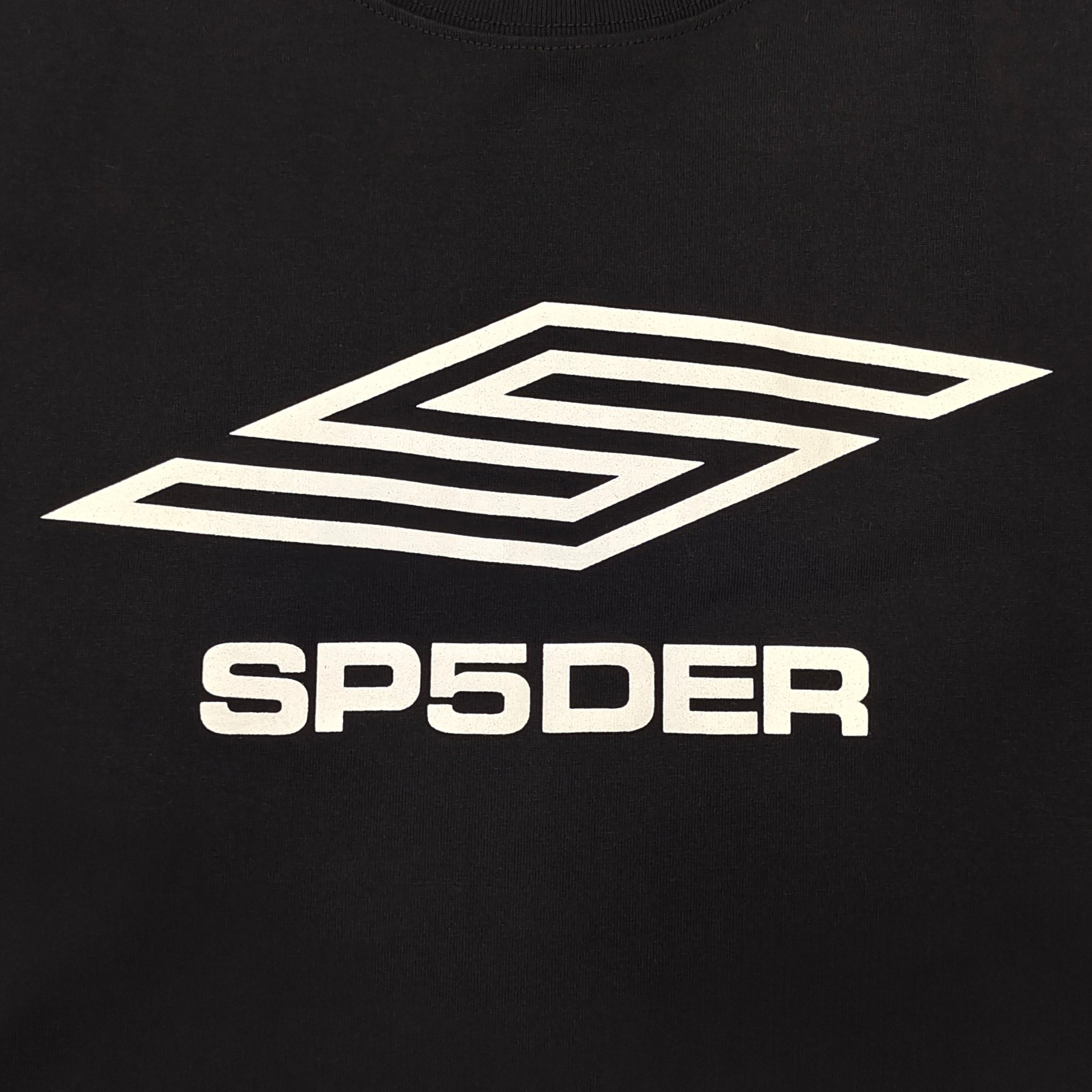 Sp5der Warped Tee (T07FW24BLK2）