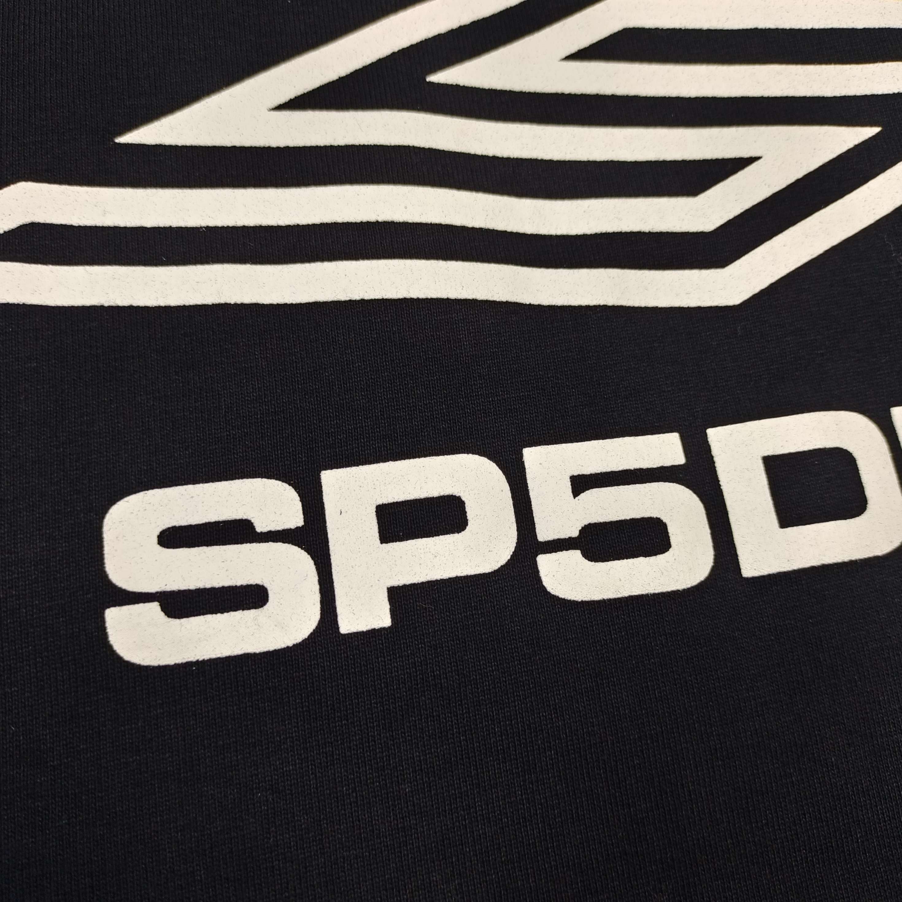 Sp5der Warped Tee (T07FW24BLK2）