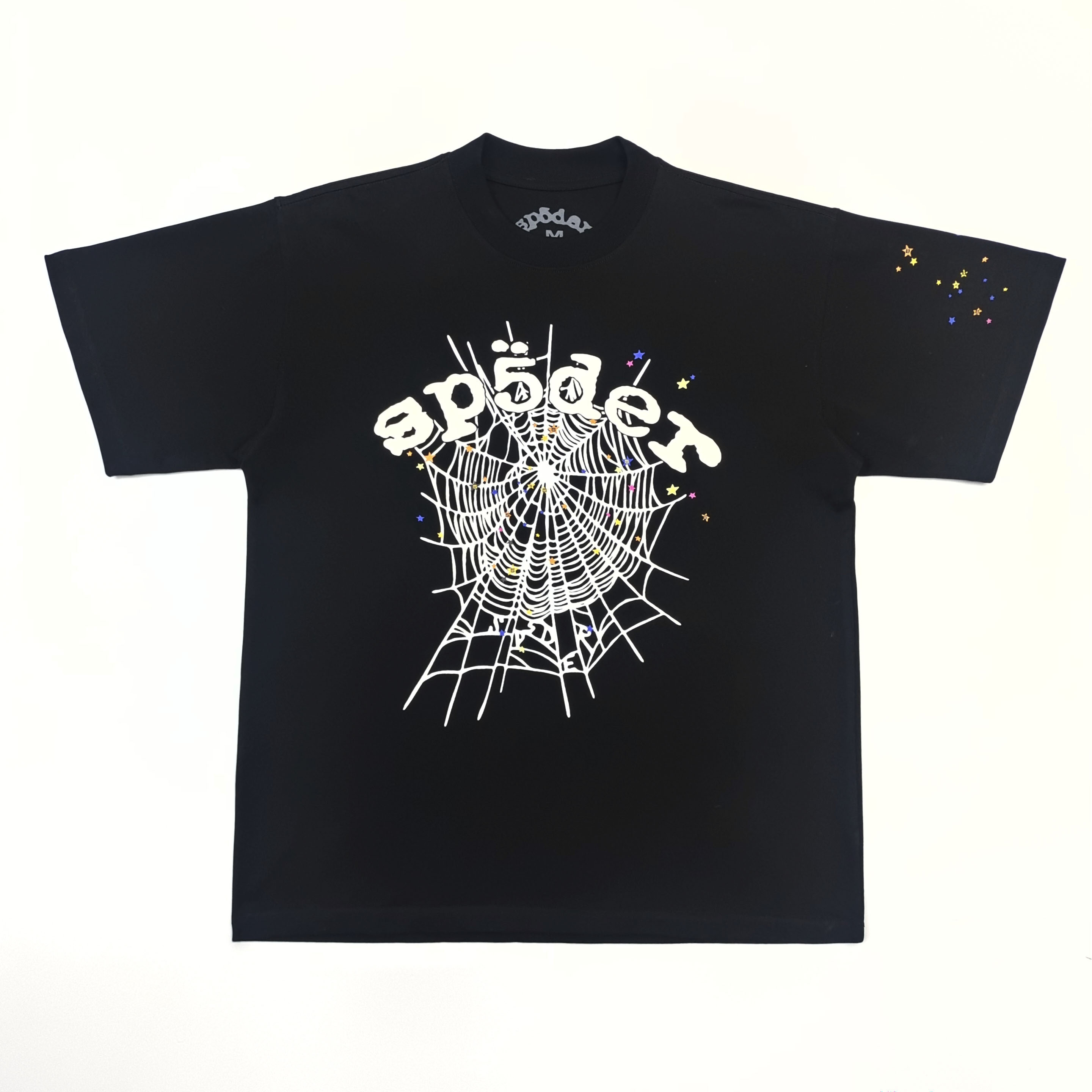 Sp5der OG Web V2 Tee Black (T07FW24BLK）