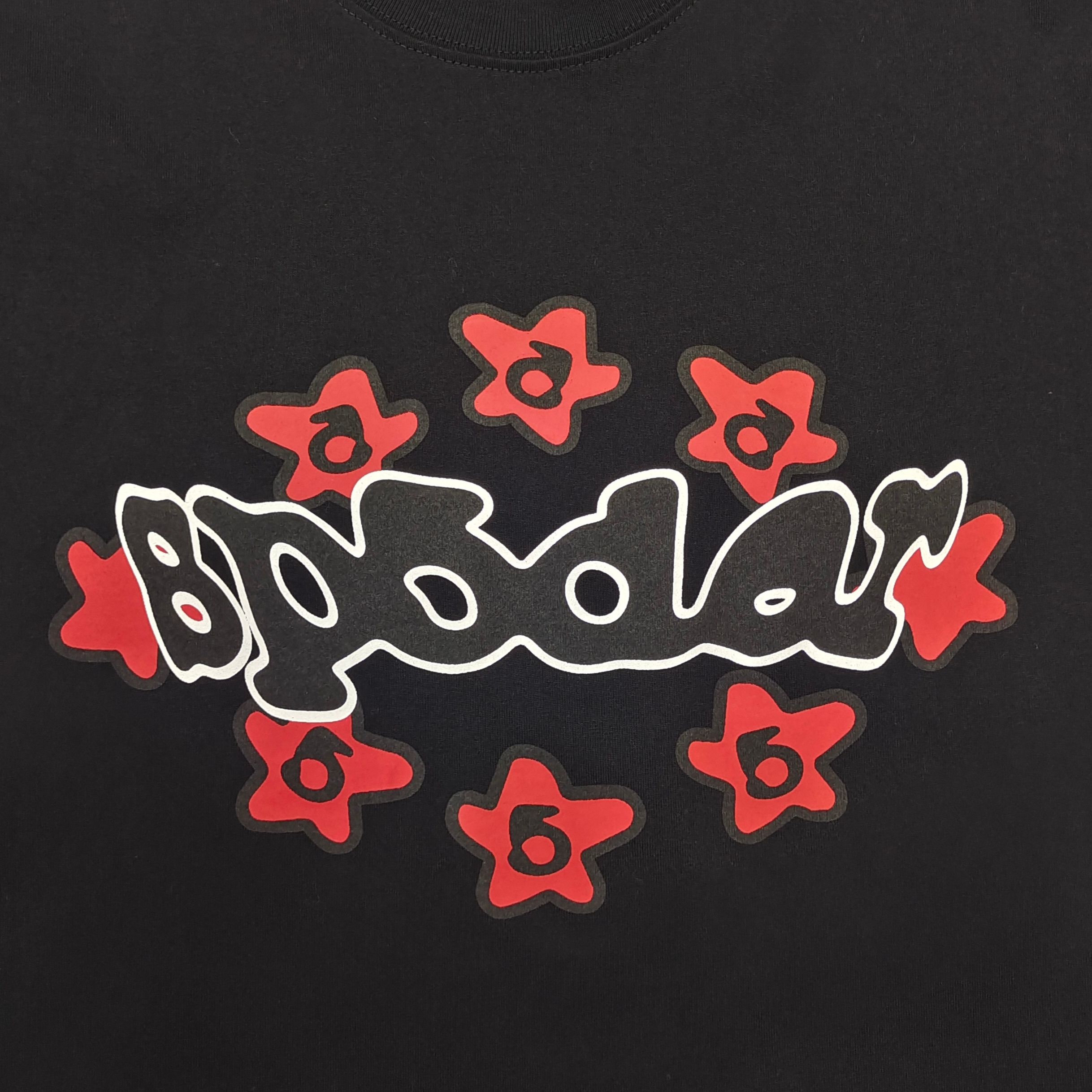 Sp5der Warped Tee (SP5DER-WARPED-TEE-BLACK）