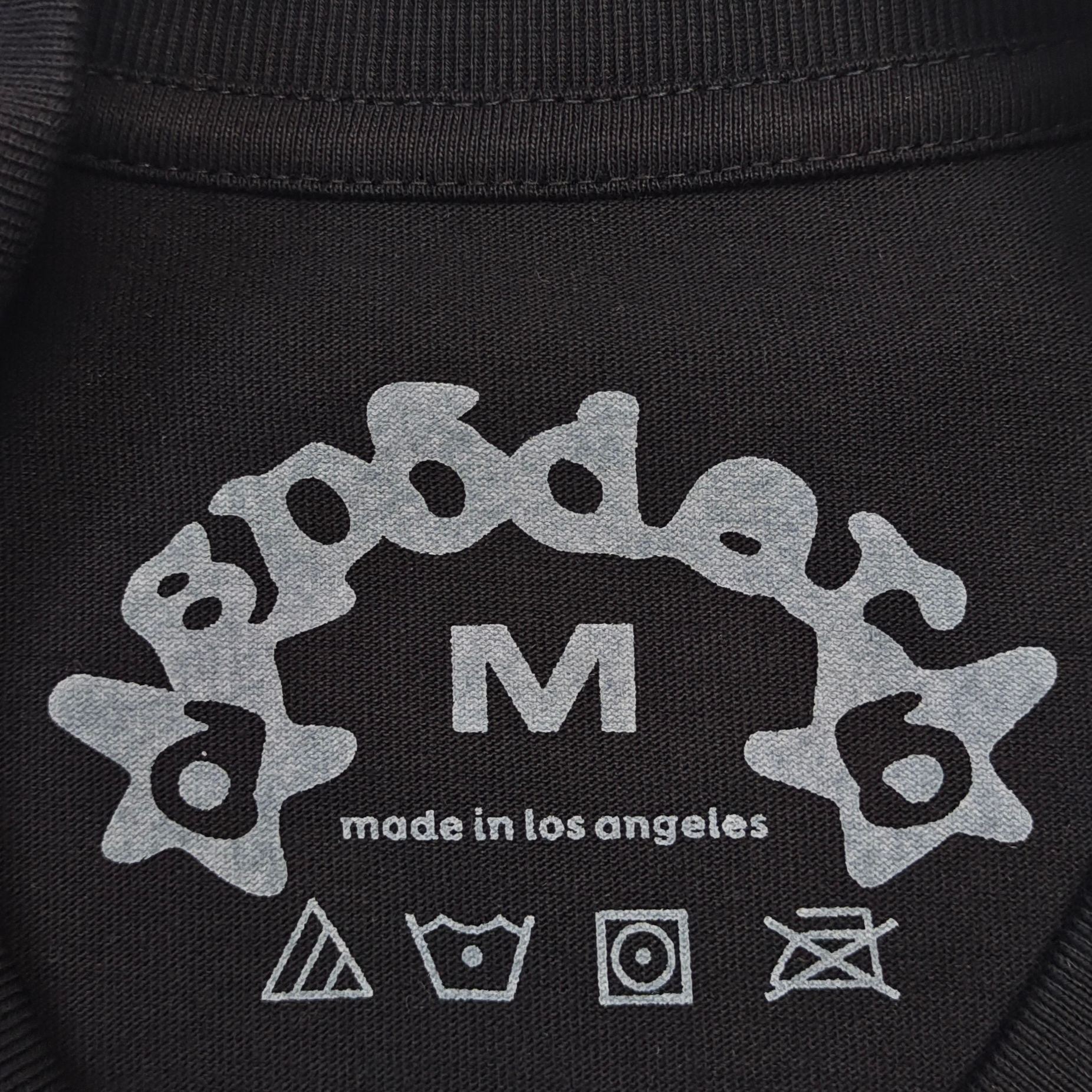 Sp5der Warped Tee (SP5DER-WARPED-TEE-BLACK）