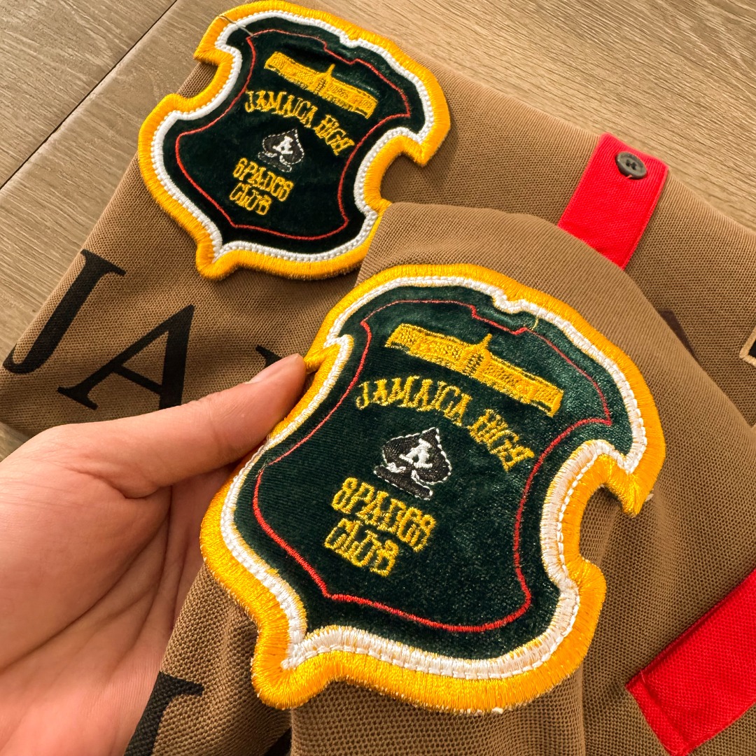 Stussy x Denim Tears Pique Polo Brown（314071）