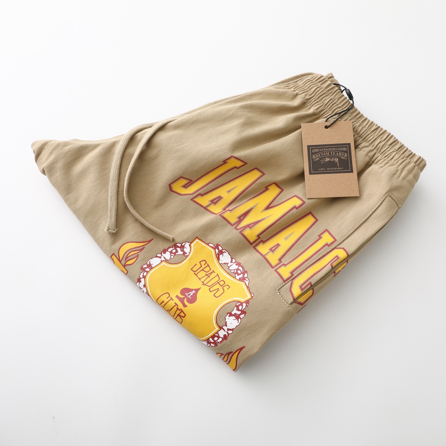 Stussy x Denim Tears Gym Short "Khaki"（312025）