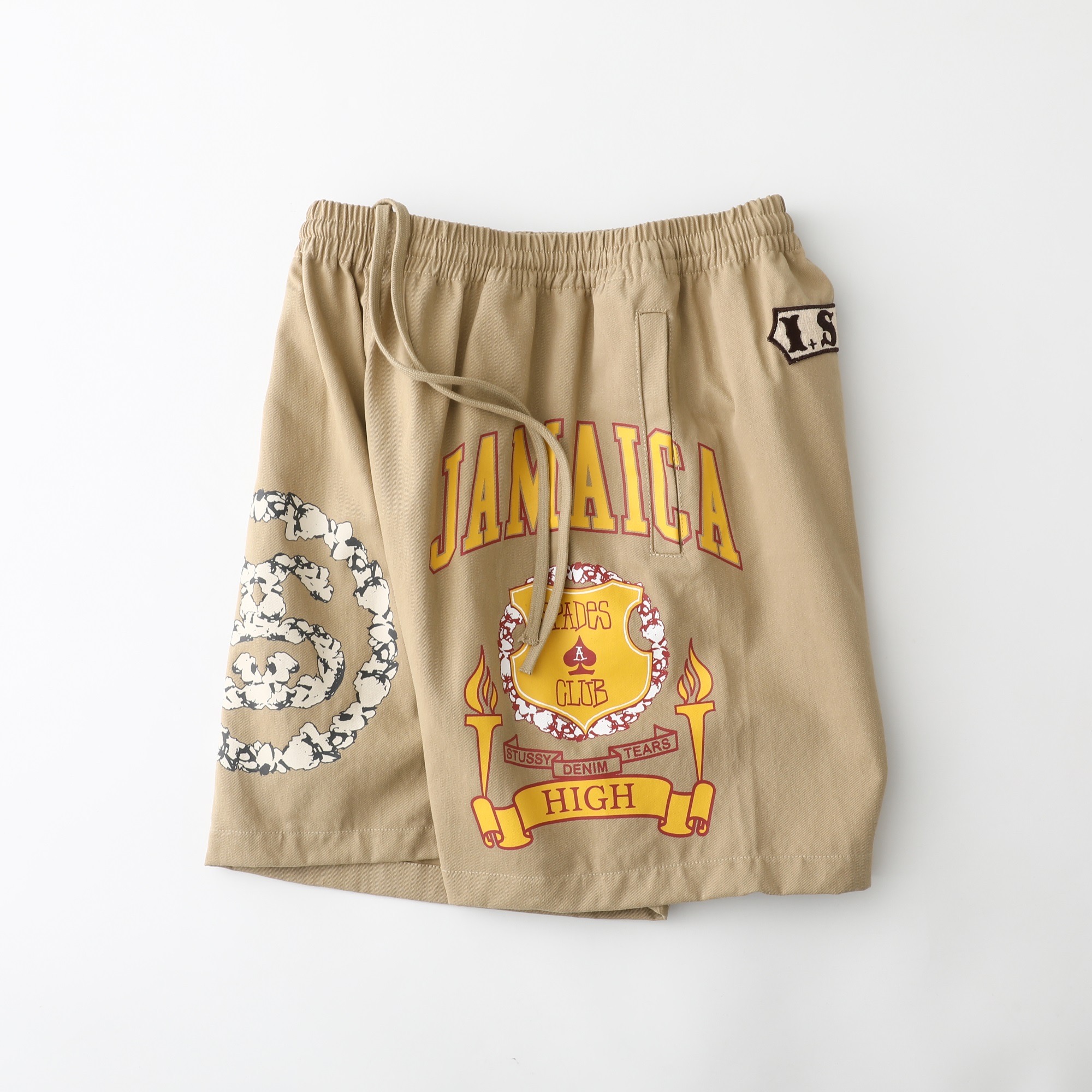 Stussy x Denim Tears Gym Short "Khaki"（312025）