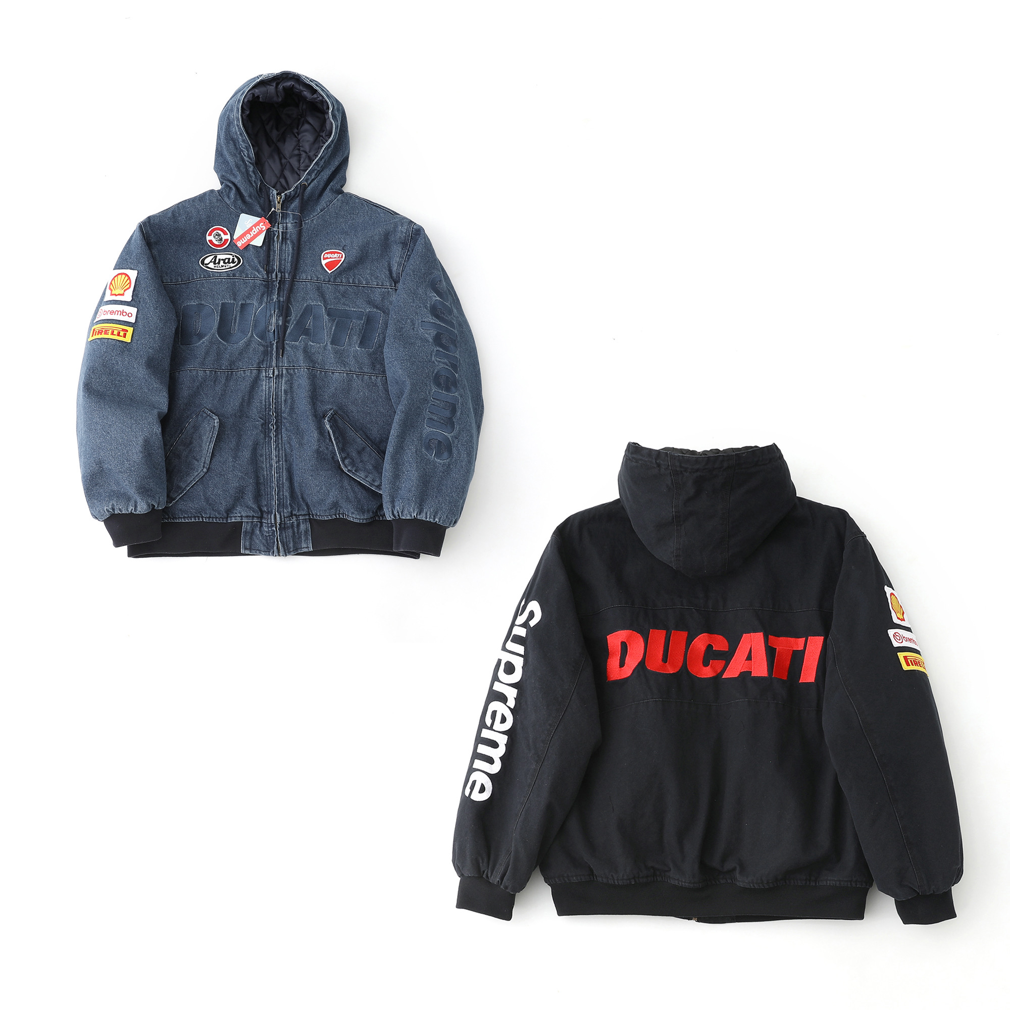 Supremex DUCATI Hooded Racing Jacket（SUP-SS24-275）