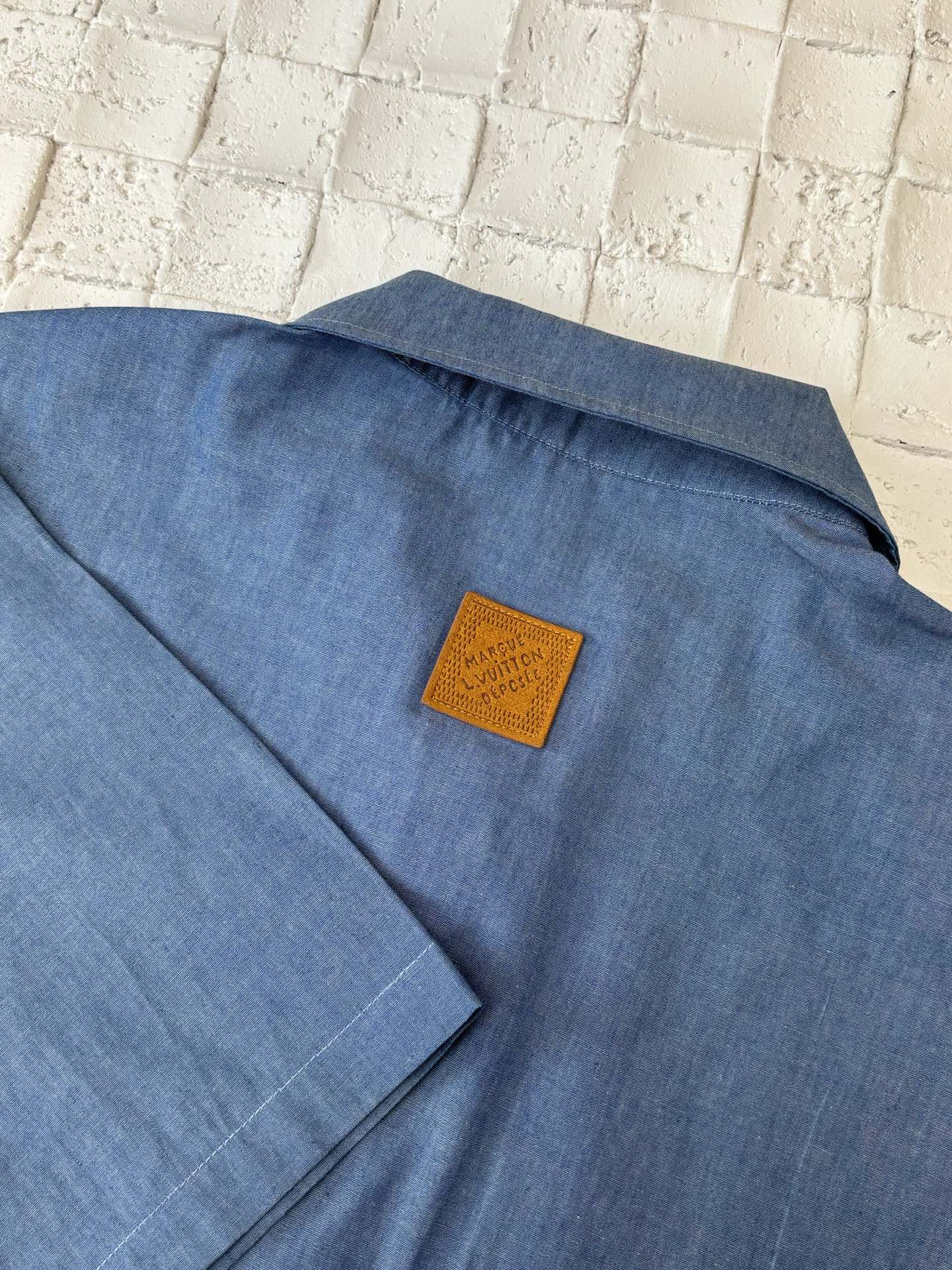 Louis Vuitton Embroidered Short Sleeve Yacht Shirt（1AHVW0）