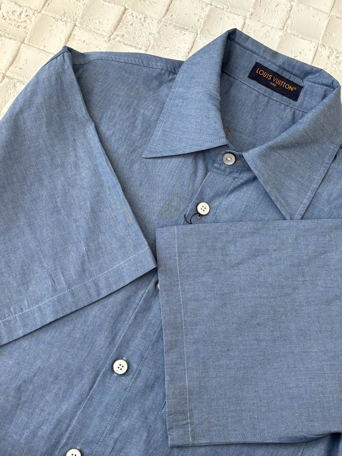 Louis Vuitton Embroidered Short Sleeve Yacht Shirt（1AHVW0）