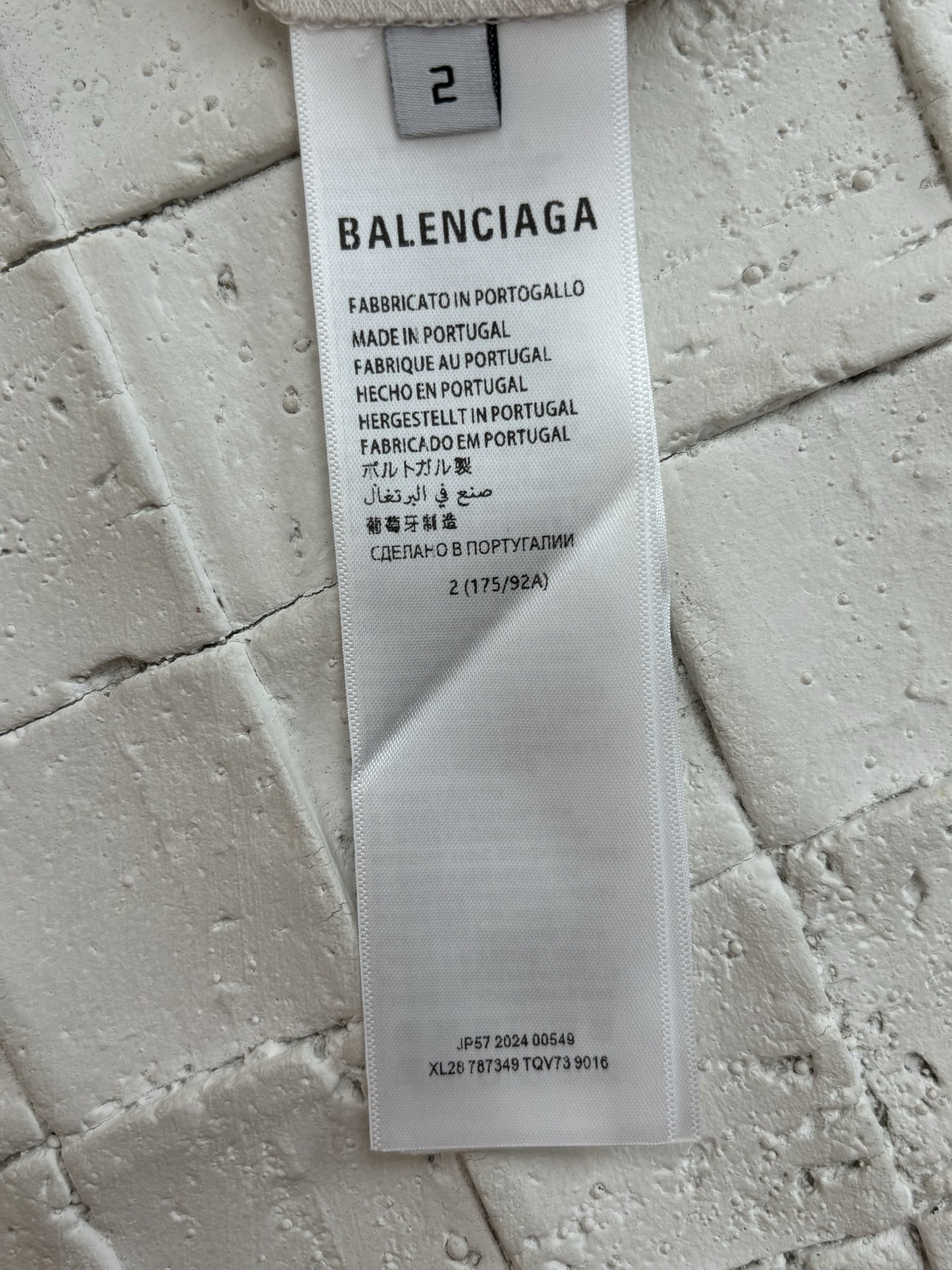 Balenciaga x JIPINFEICHE SS24 T-Shirt Regular Fit Men's White  (787349TQV739016）